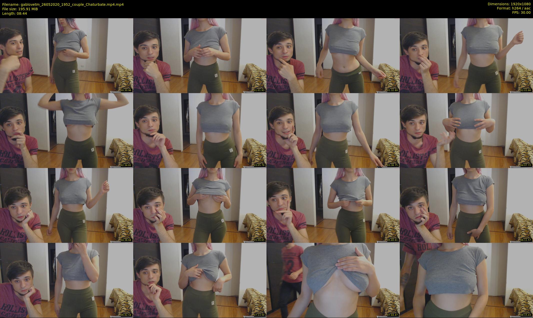 gablovetm — 9 minute Chaturbate couple cam show recording, 1080p, May 26, 2020