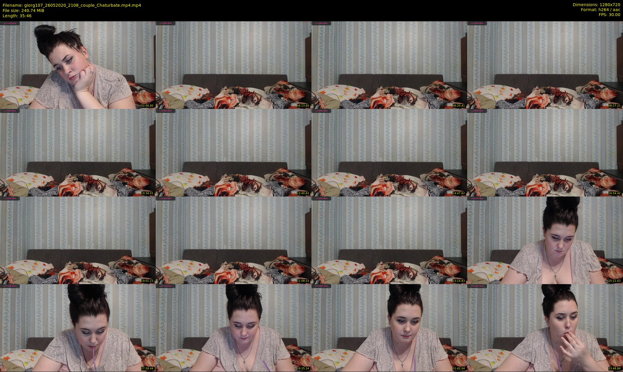 giorg107 — 36 minute Chaturbate couple cam show recording, 720p, May 26, 2020