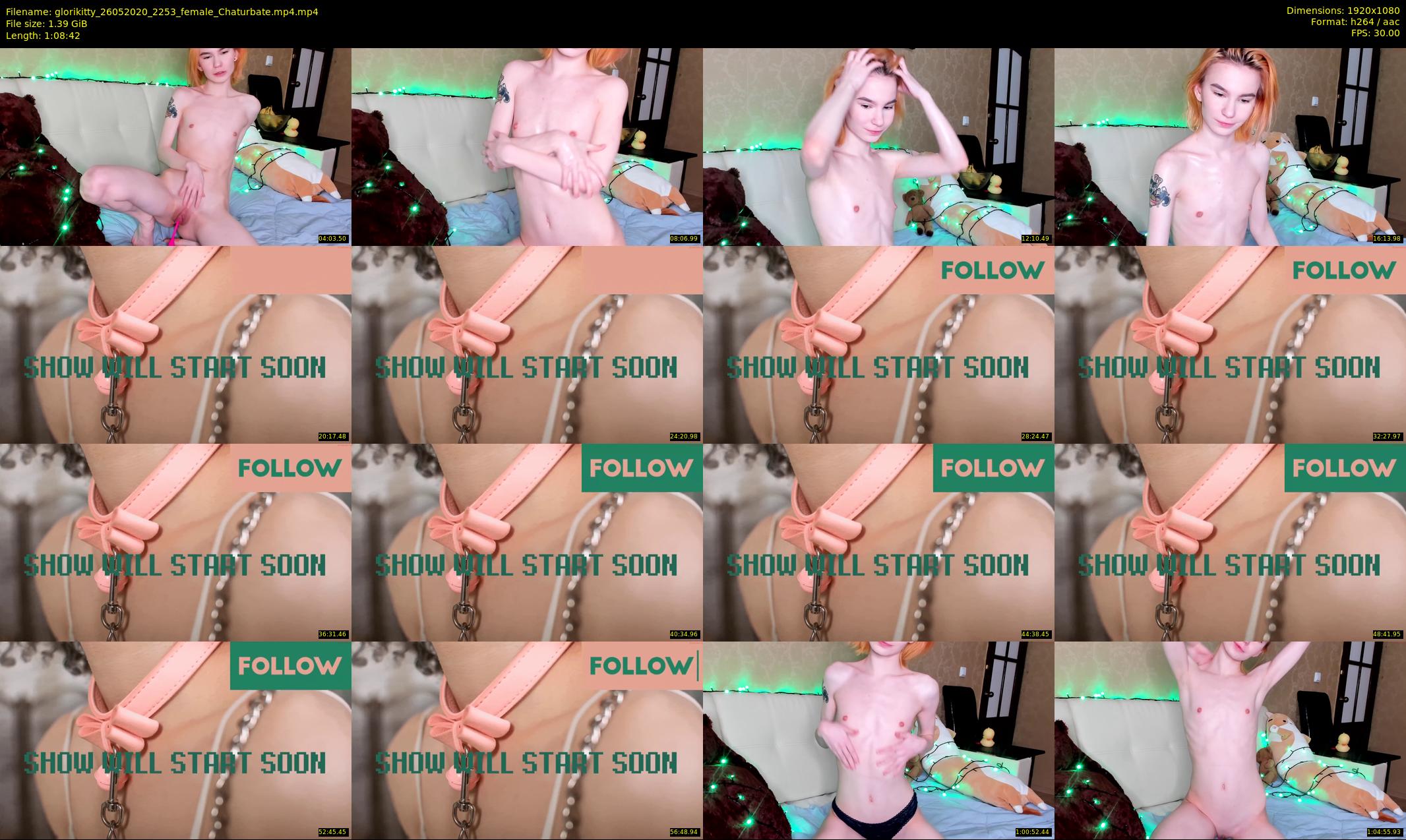 glorikitty — 69 minute Chaturbate female cam show recording, 1080p, May 26, 2020