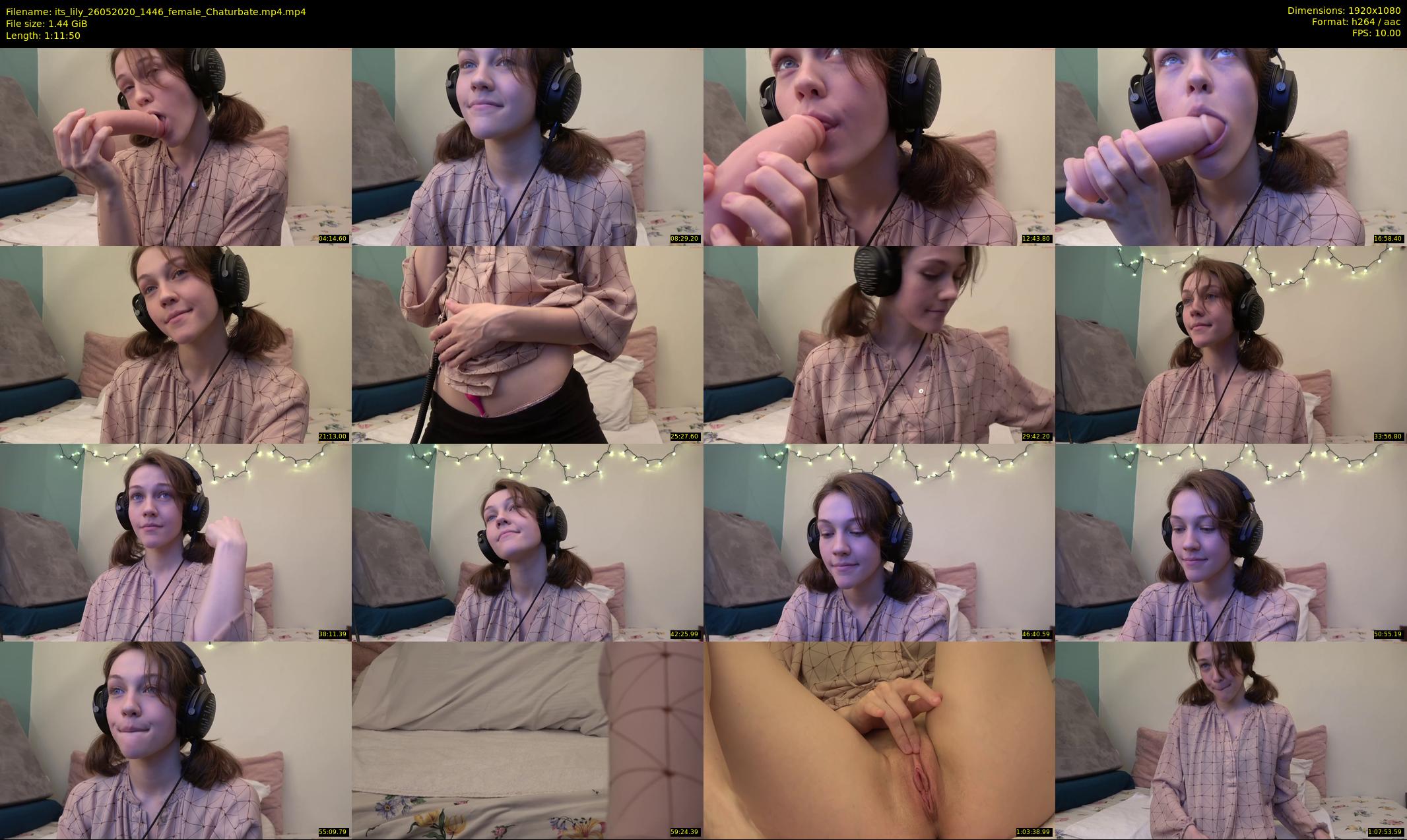 its_lily — 72 minute Chaturbate female cam show recording, 1080p, May 26, 2020