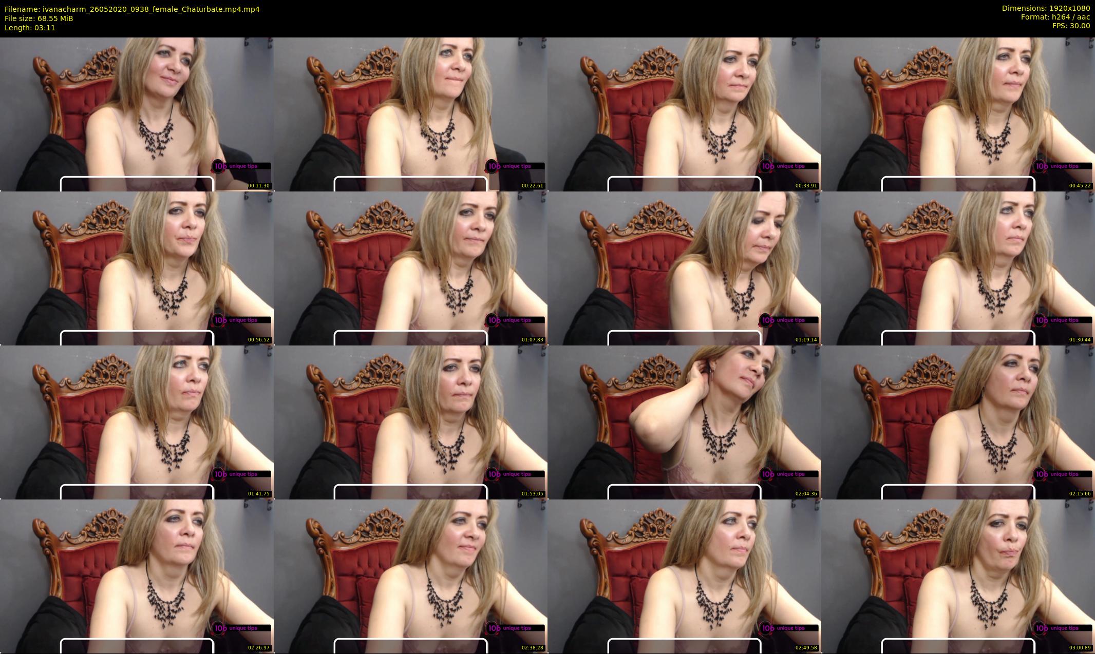 ivanacharm — 4 minute Chaturbate female cam show recording, 1080p, May 26, 2020