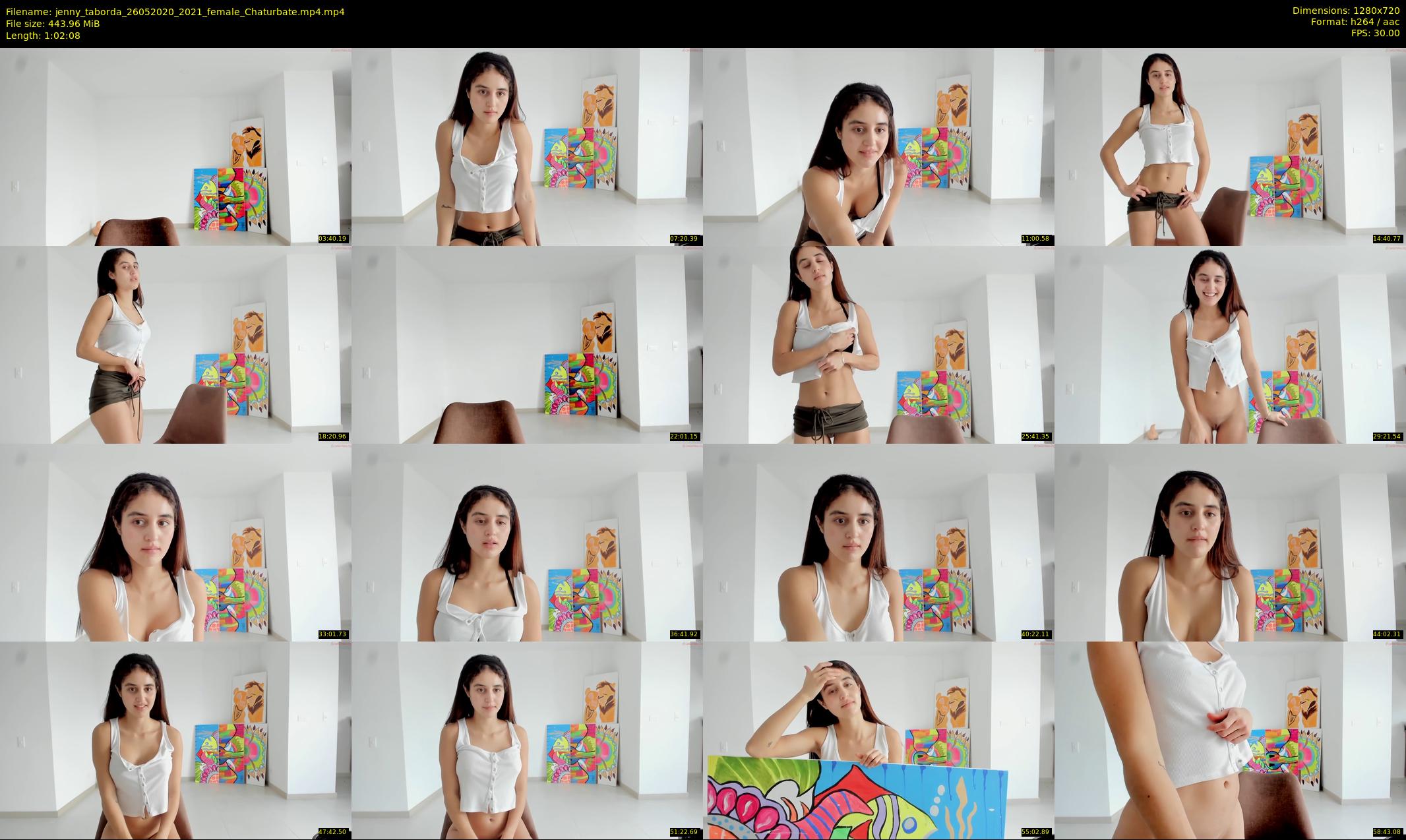 jenny_taborda — 63 minute Chaturbate female cam show recording, 720p, May 26, 2020