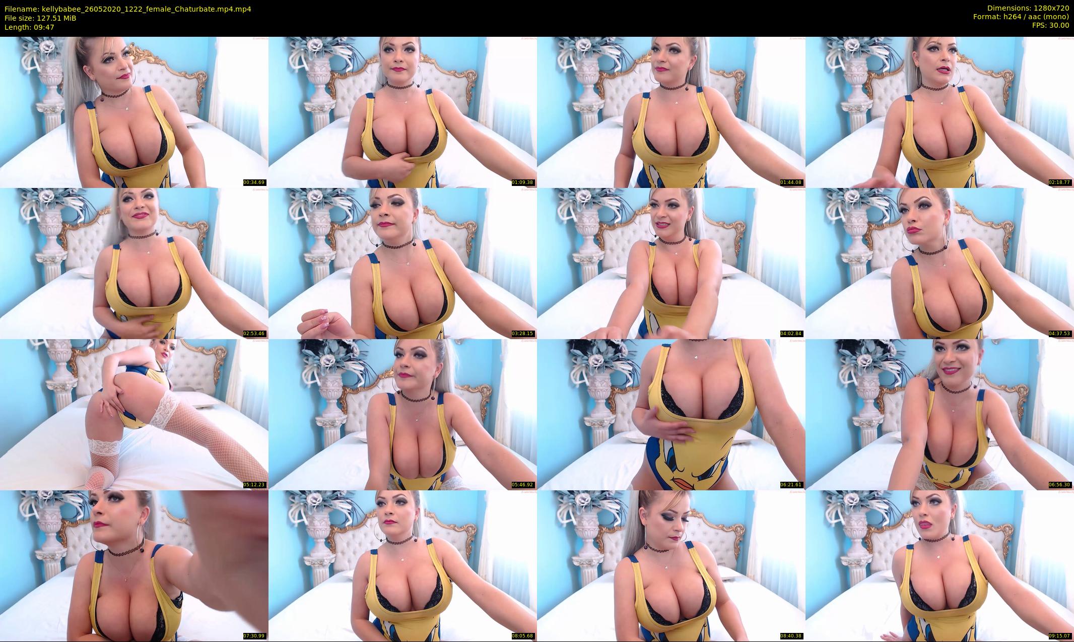 kellybabee — 10 minute Chaturbate female cam show recording, 720p, May 26, 2020