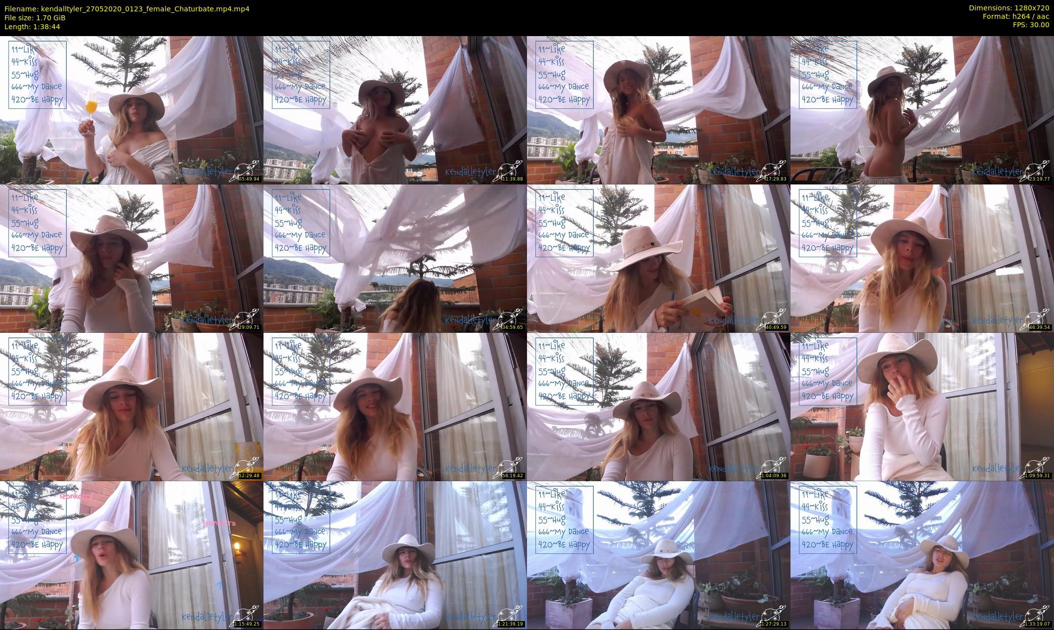 kendalltyler — 99 minute Chaturbate female cam show recording, 720p, May 27, 2020