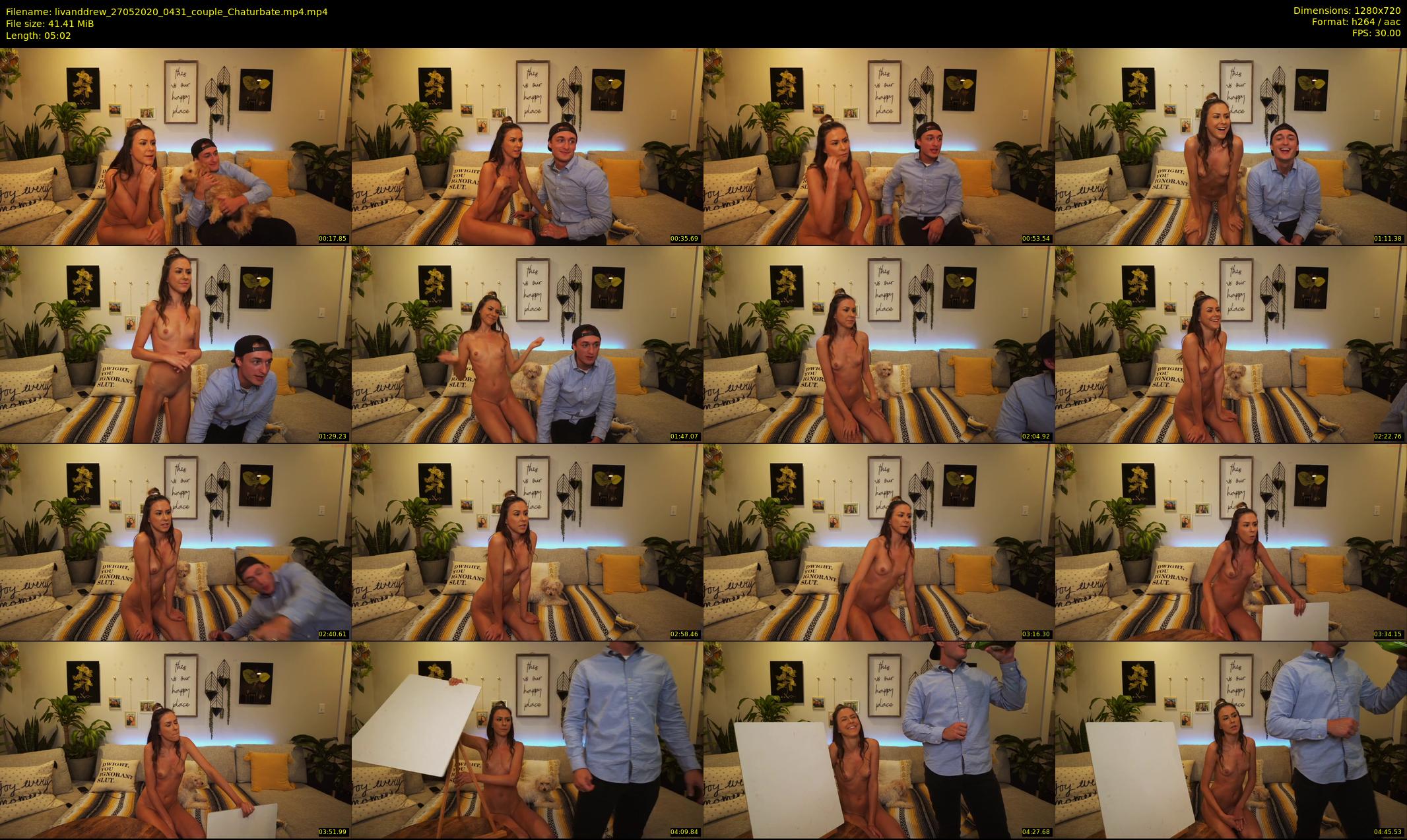 livanddrew — 6 minute Chaturbate couple cam show recording, 720p, May 27, 2020