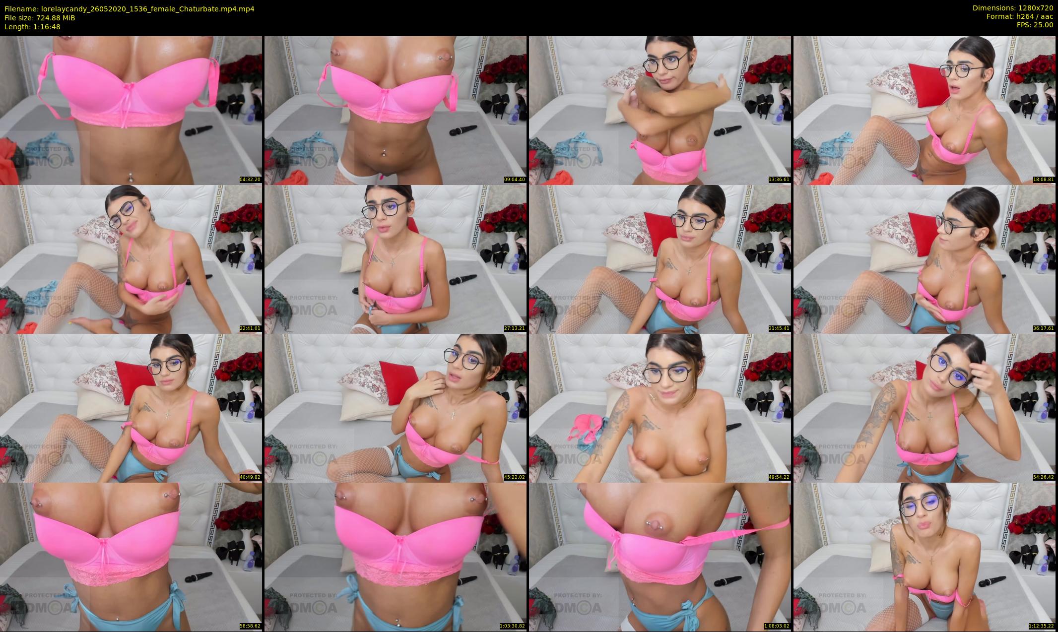 lorelaycandy — 77 minute Chaturbate female cam show recording, 720p, May 26, 2020