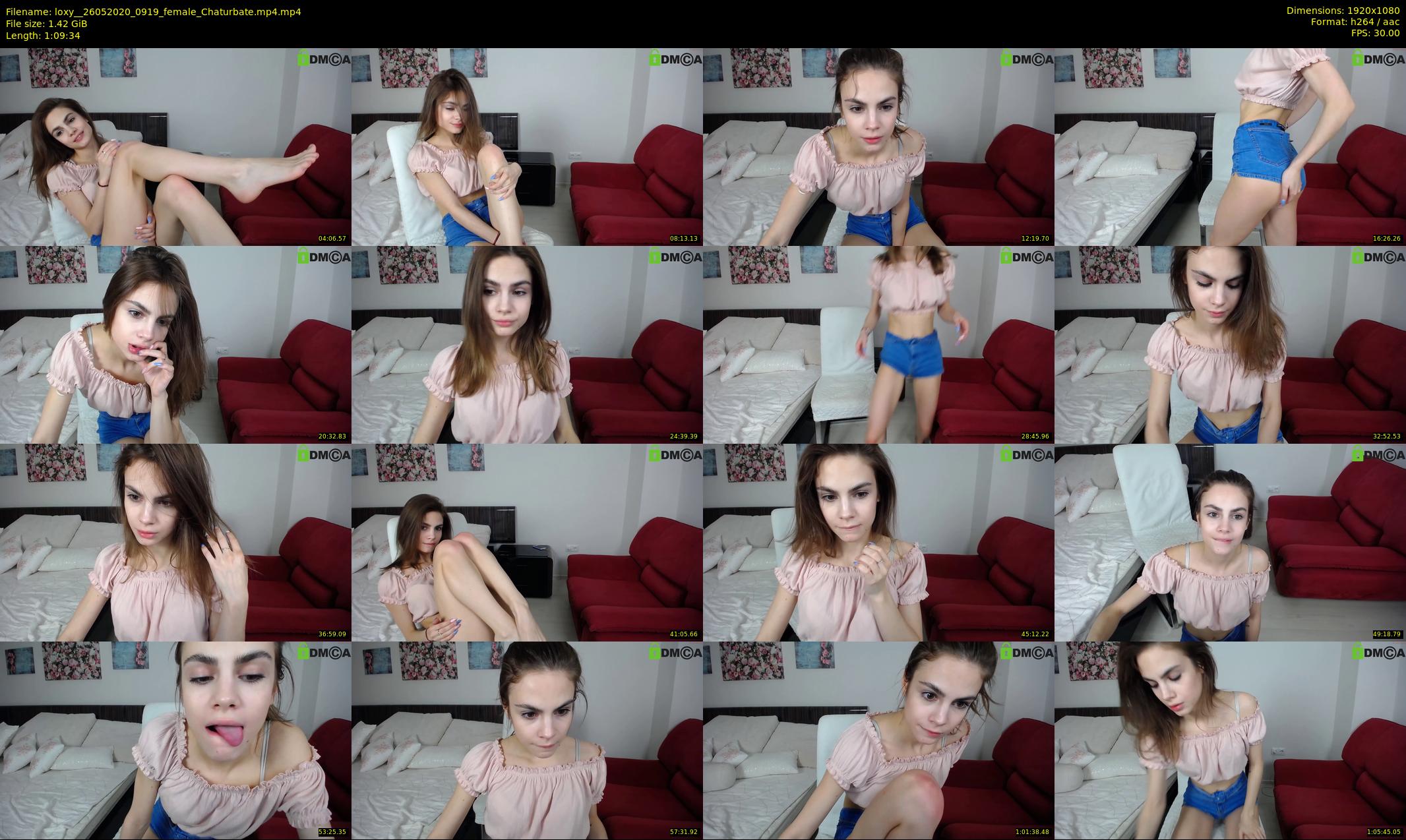 loxy_ — 70 minute Chaturbate female cam show recording, 1080p, May 26, 2020