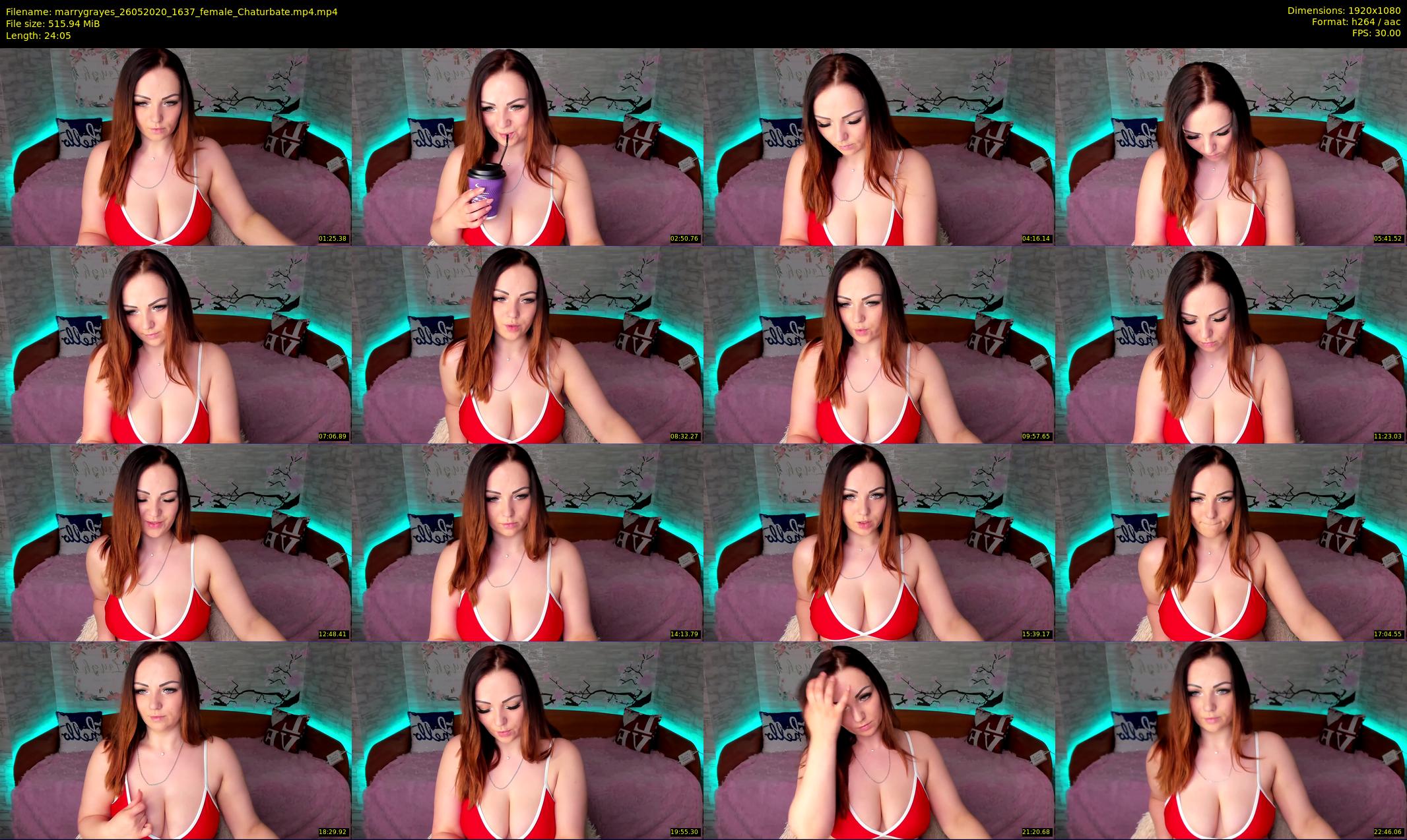 marrygrayes — 25 minute Chaturbate female cam show recording, 1080p, May 26, 2020