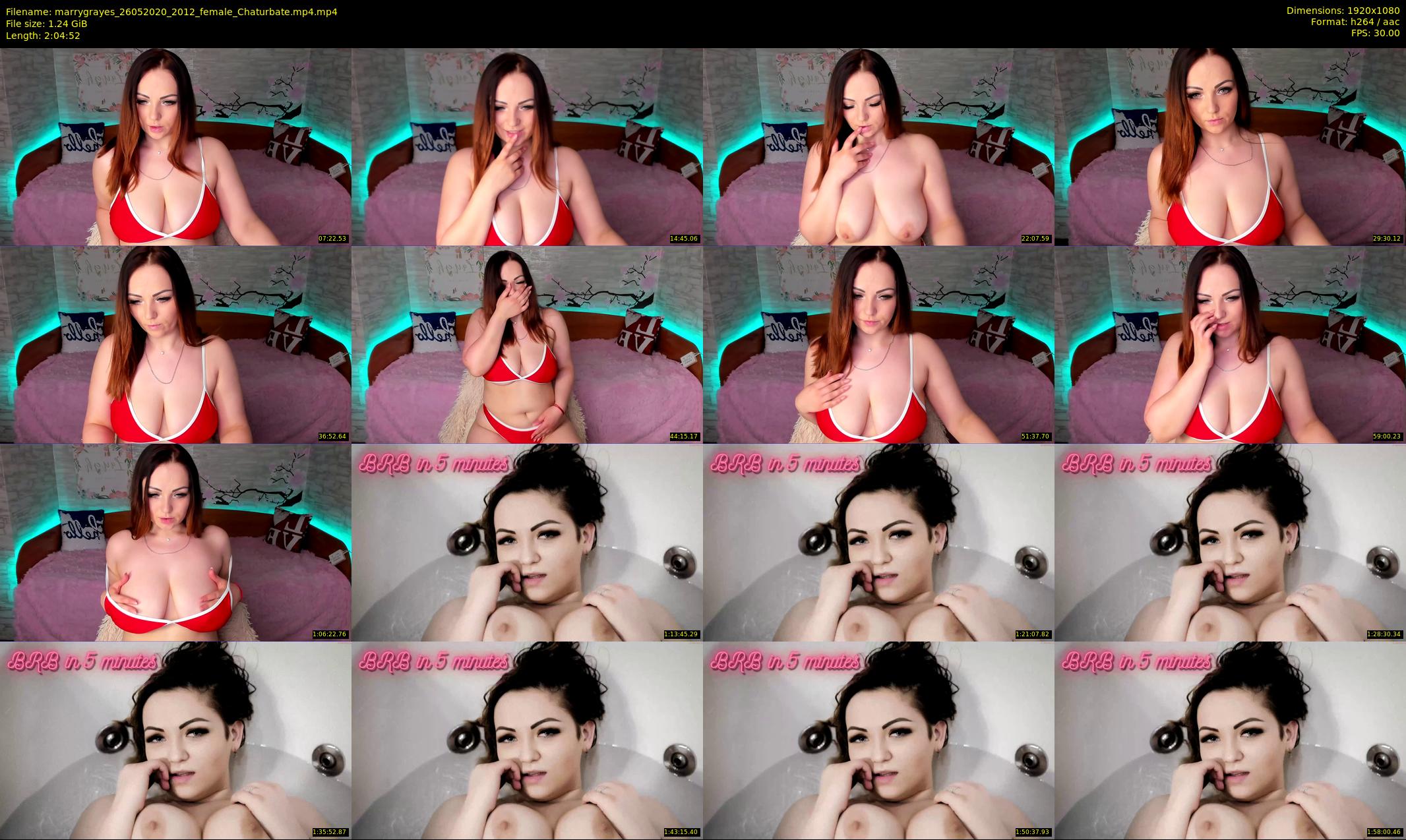 marrygrayes — 125 minute Chaturbate female cam show recording, 1080p, May 26, 2020
