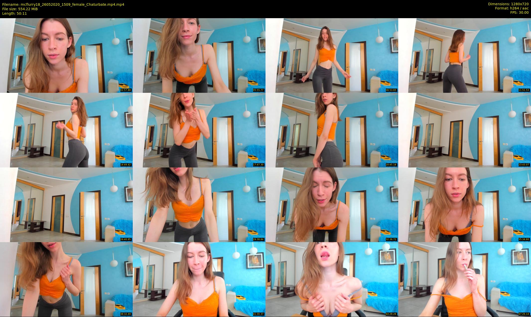 mcflurry18 — 51 minute Chaturbate female cam show recording, 720p, May 26, 2020