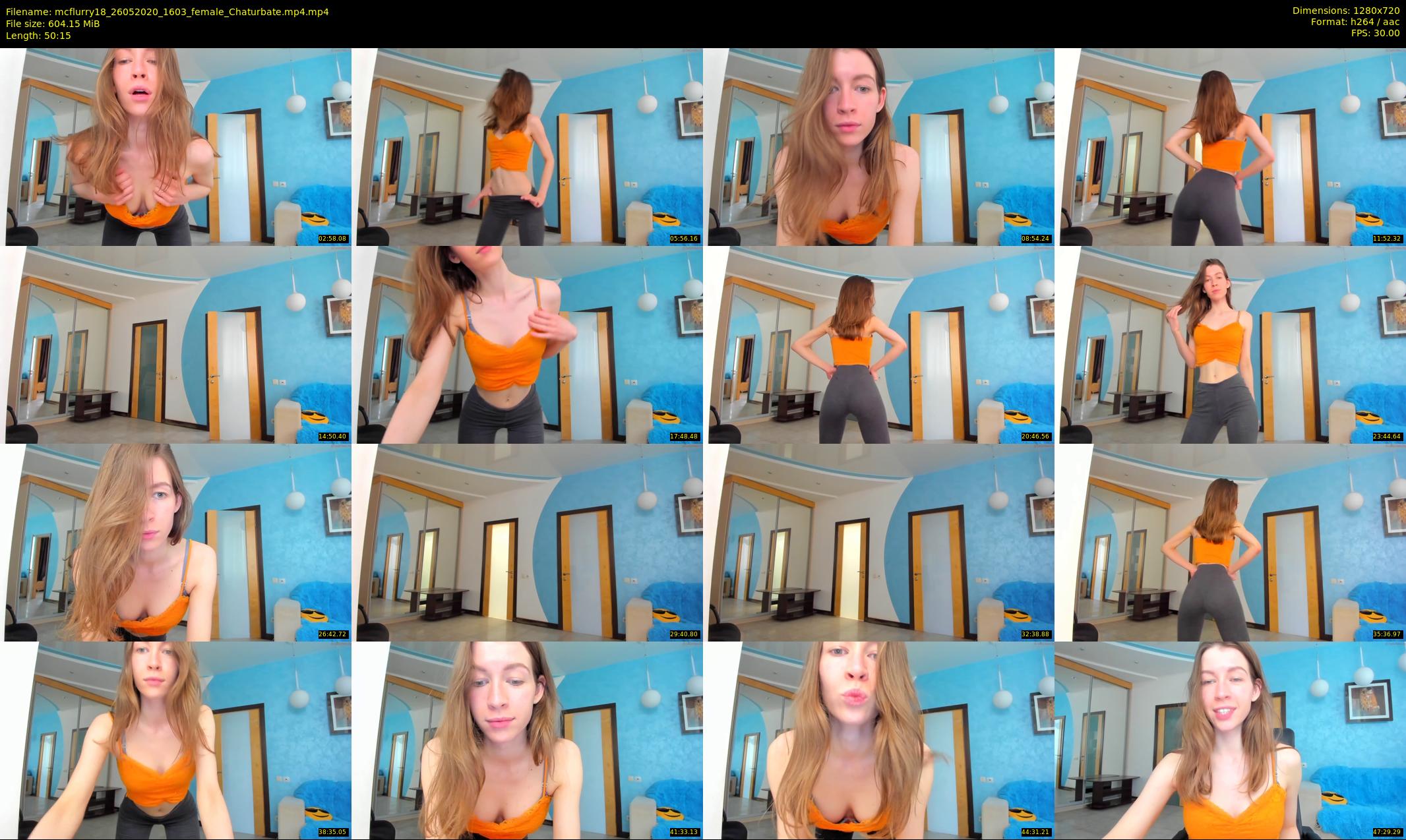mcflurry18 — 51 minute Chaturbate female cam show recording, 720p, May 26, 2020