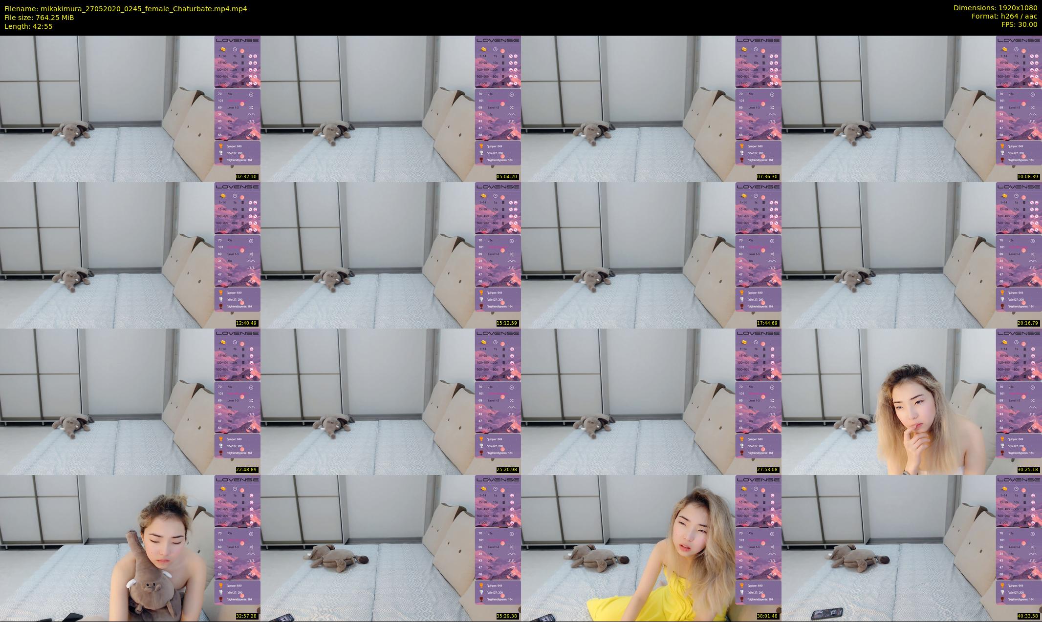 mikakimura — 43 minute Chaturbate female cam show recording, 1080p, May 27, 2020