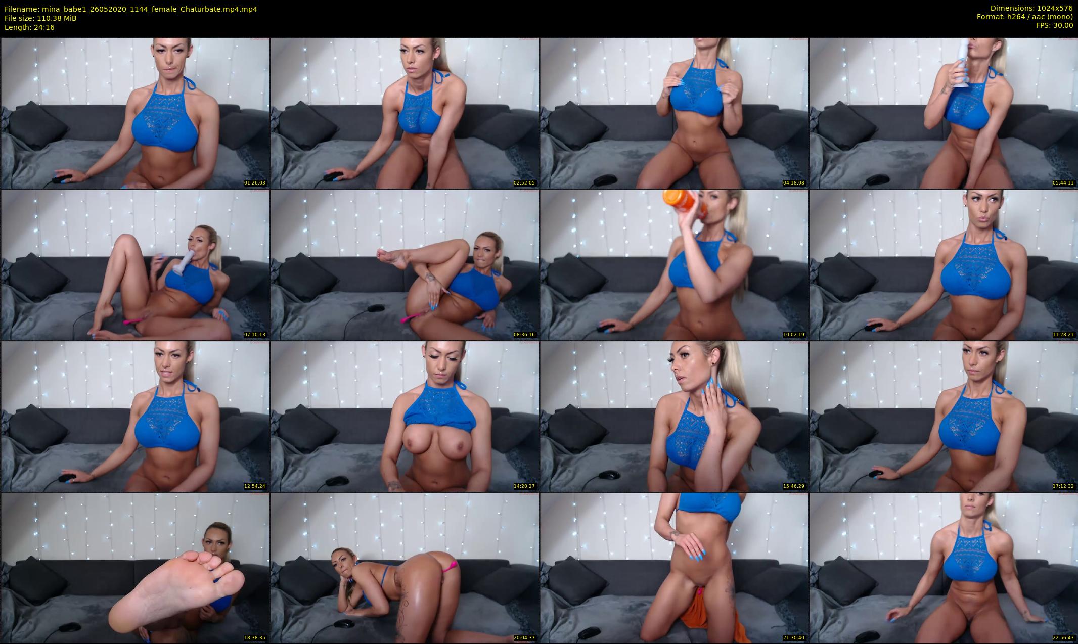 mina_babe1 — 25 minute Chaturbate female cam show recording, 480p, May 26, 2020