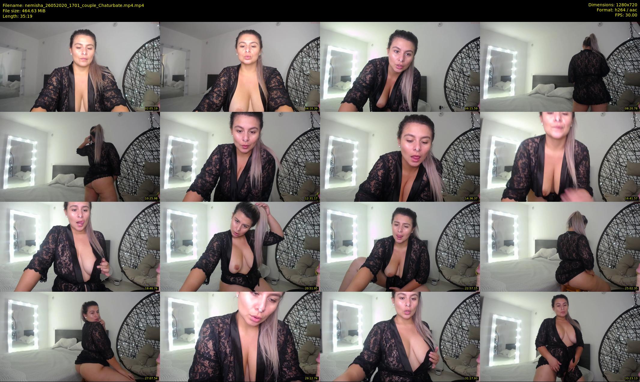 nemisha — 36 minute Chaturbate female cam show recording, 720p, May 26, 2020