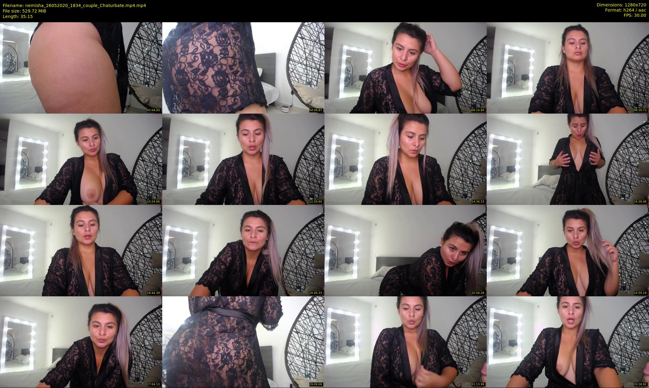 nemisha — 36 minute Chaturbate female cam show recording, 720p, May 26, 2020