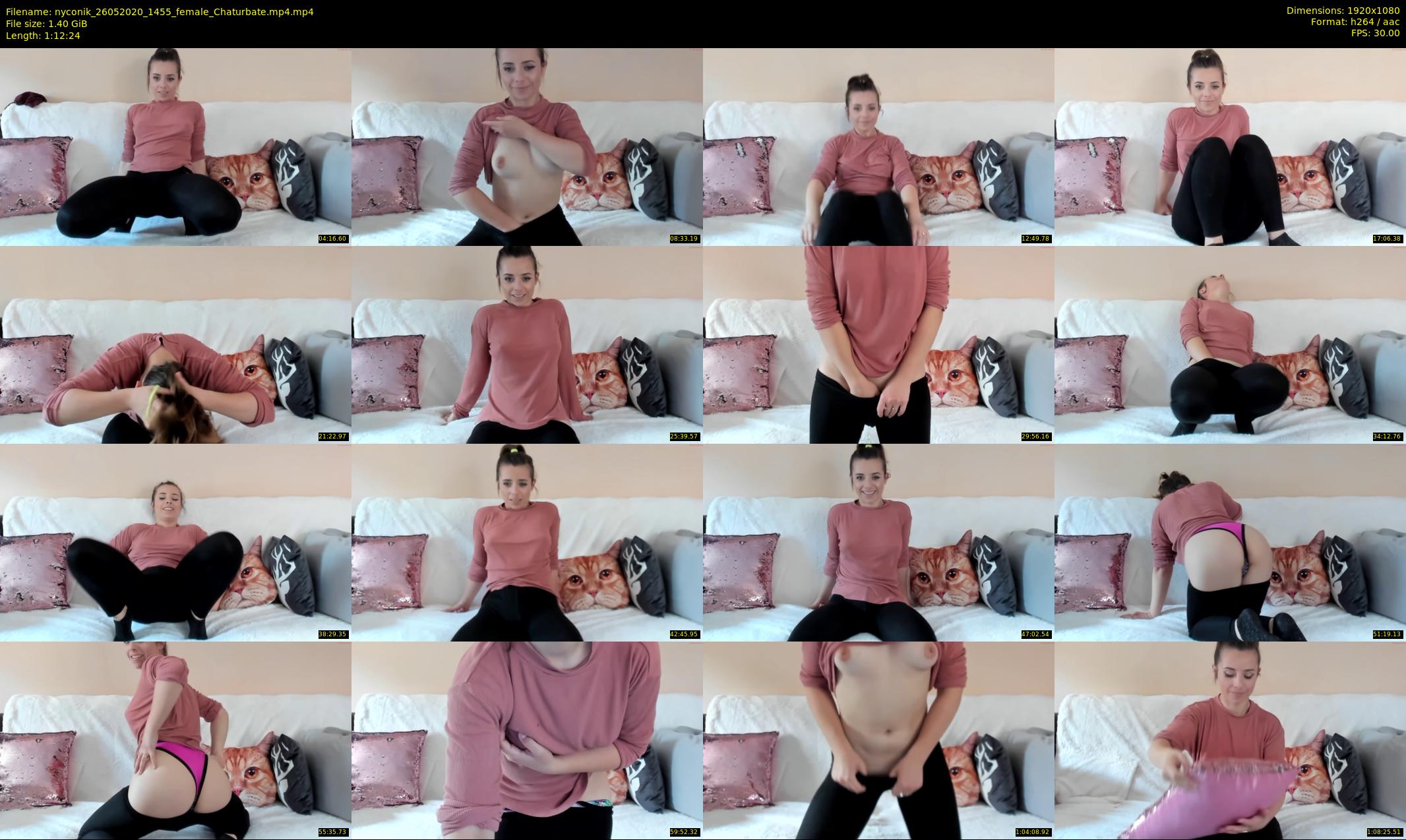 nyconik — 73 minute Chaturbate female cam show recording, 1080p, May 26, 2020