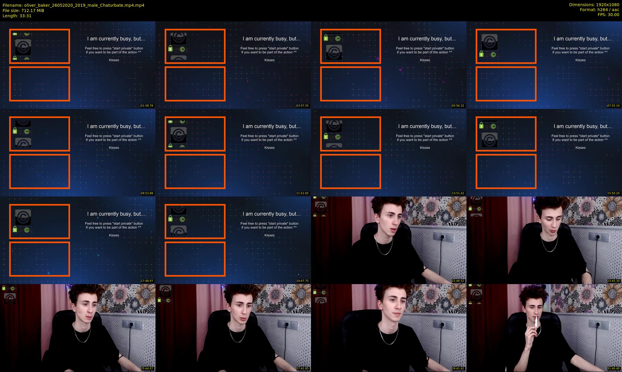 oliver_baker — 34 minute Chaturbate male cam show recording, 1080p, May 26, 2020