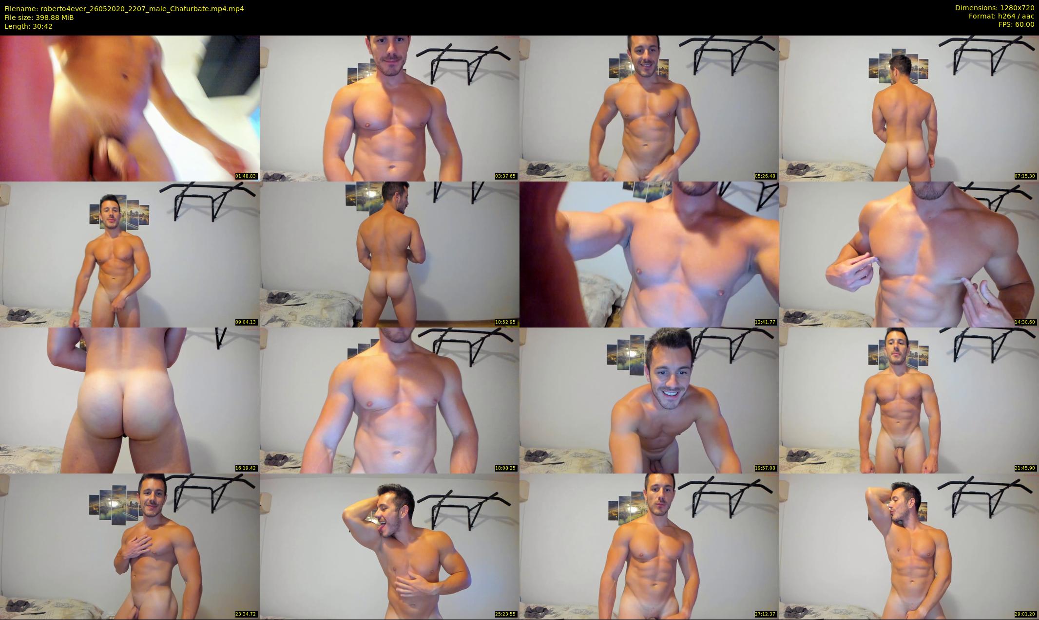 roberto4ever — 31 minute Chaturbate male cam show recording, 720p, May 26, 2020