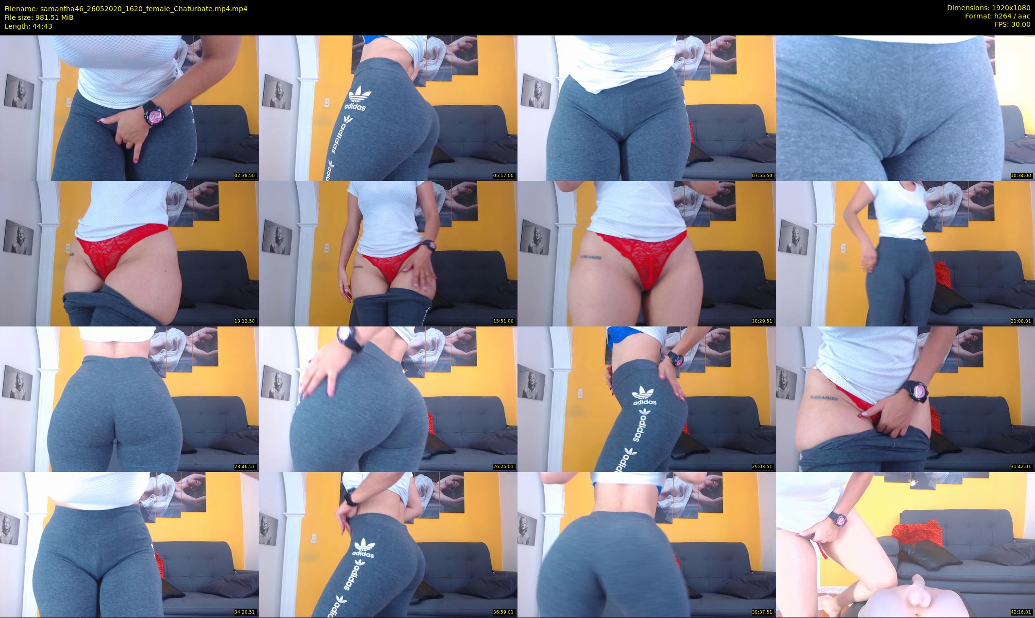 samantha46 — 45 minute Chaturbate female cam show recording, 1080p, May 26, 2020