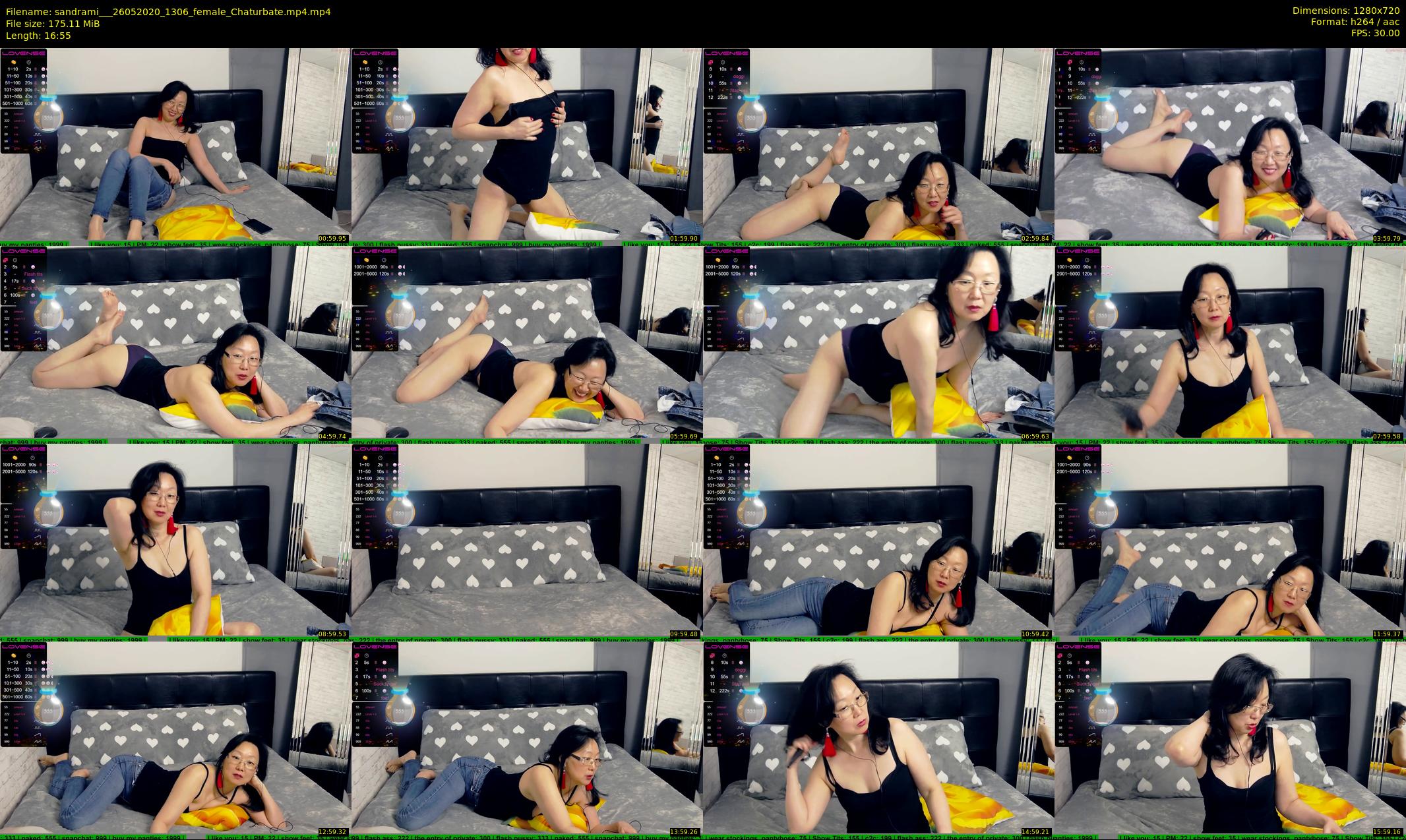 sandrami__ — 17 minute Chaturbate female cam show recording, 720p, May 26, 2020