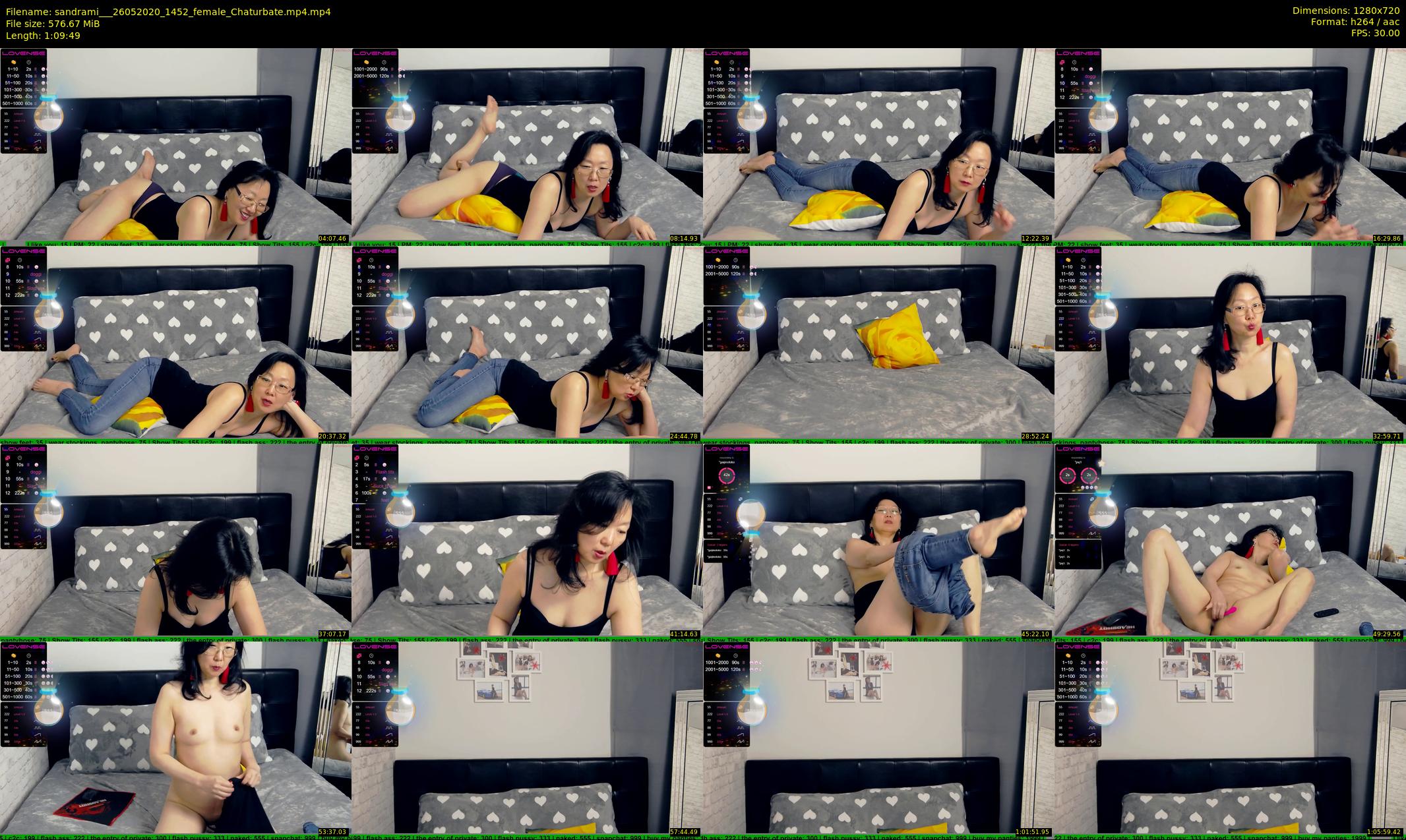 sandrami__ — 70 minute Chaturbate female cam show recording, 720p, May 26, 2020
