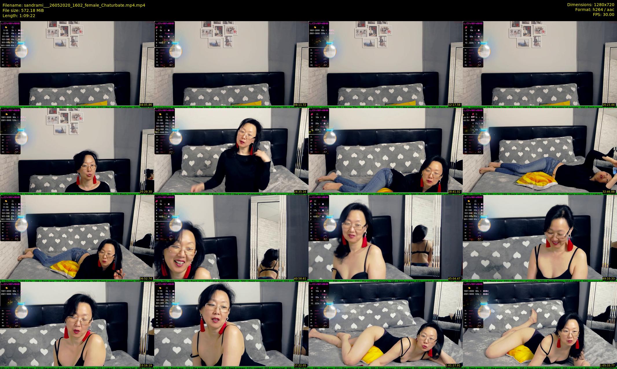 sandrami__ — 70 minute Chaturbate female cam show recording, 720p, May 26, 2020