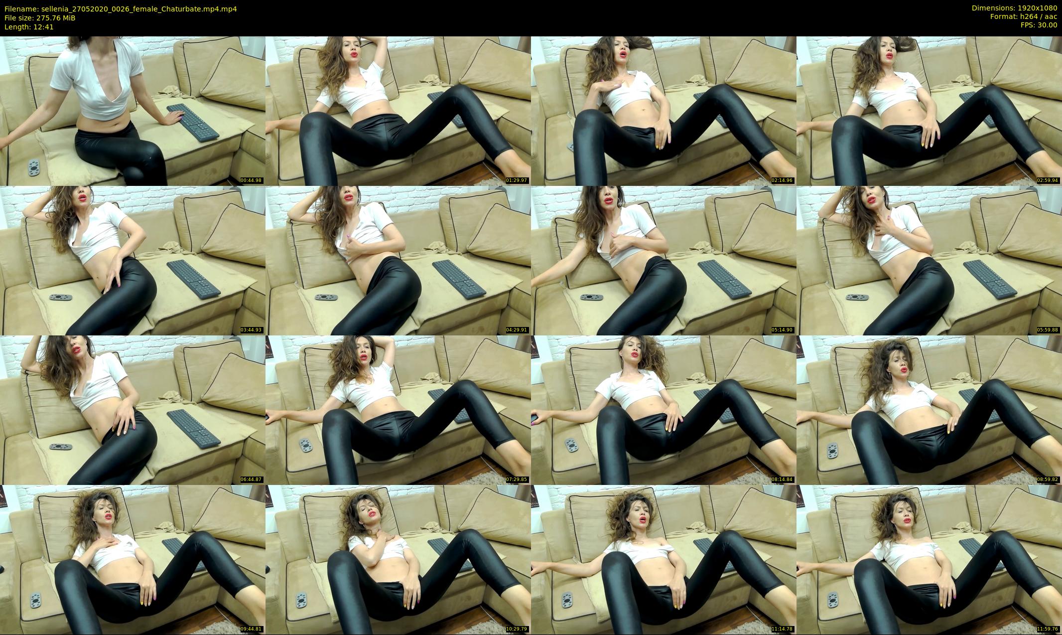 sellenia — 13 minute Chaturbate female cam show recording, 1080p, May 27, 2020