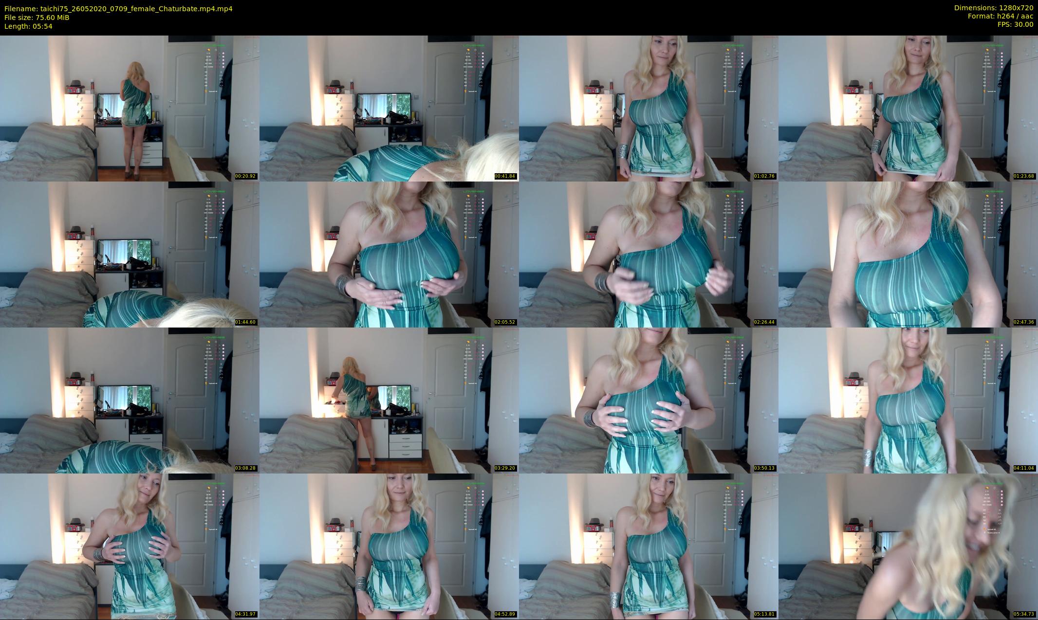 taichi75 — 6 minute Chaturbate female cam show recording, 720p, May 26, 2020