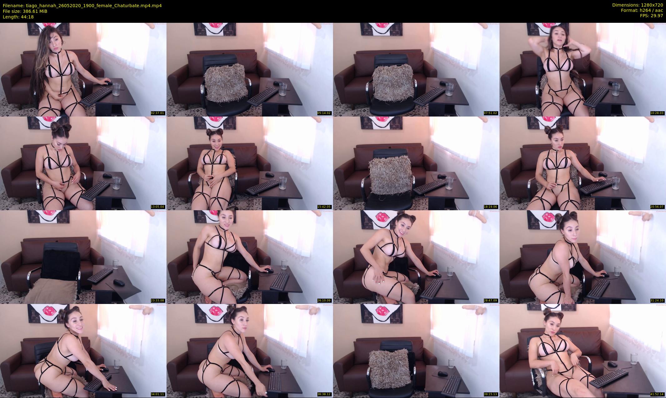 tiago_hannah — 45 minute Chaturbate couple cam show recording, 720p, May 26, 2020