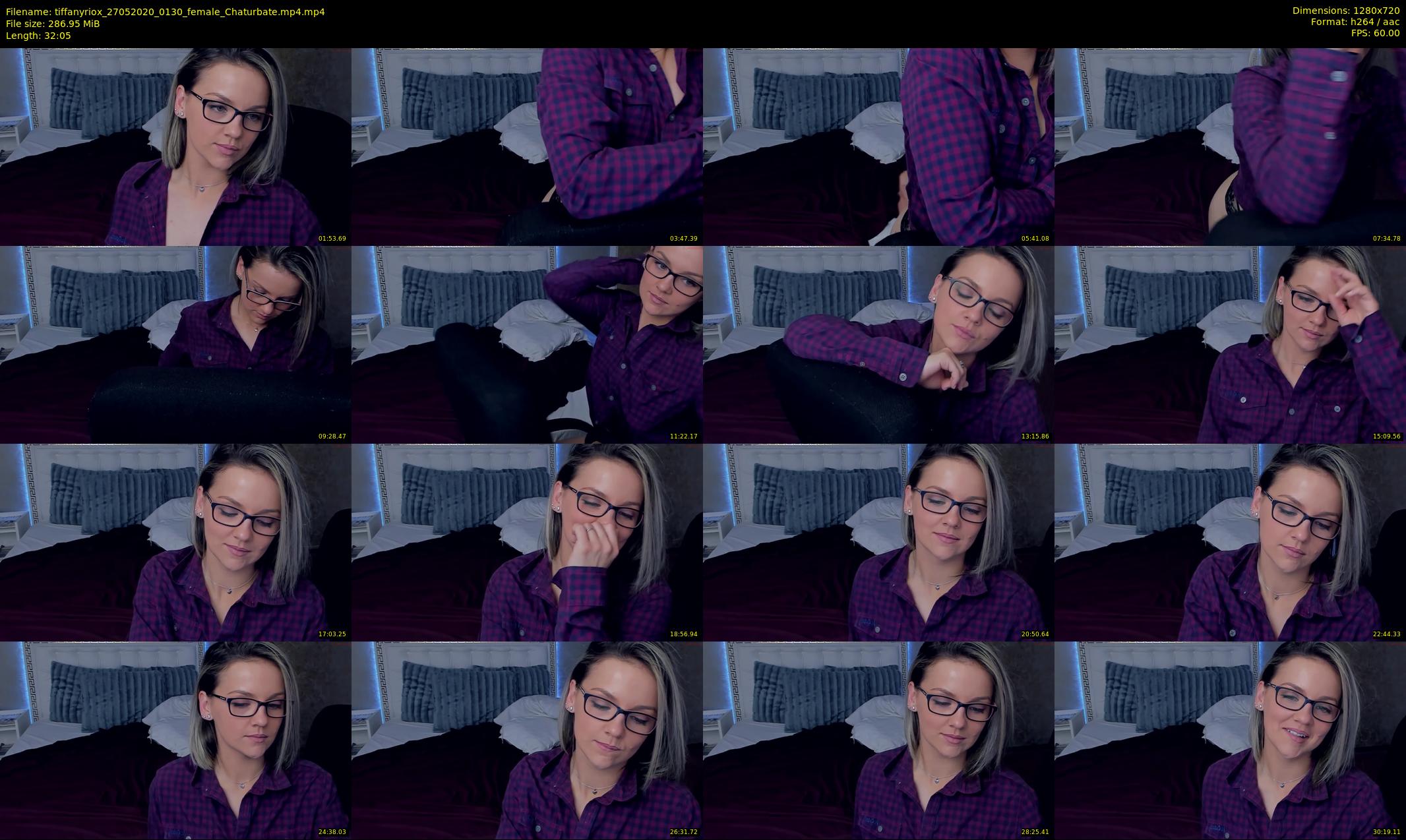 tiffanyriox — 33 minute Chaturbate female cam show recording, 720p, May 27, 2020