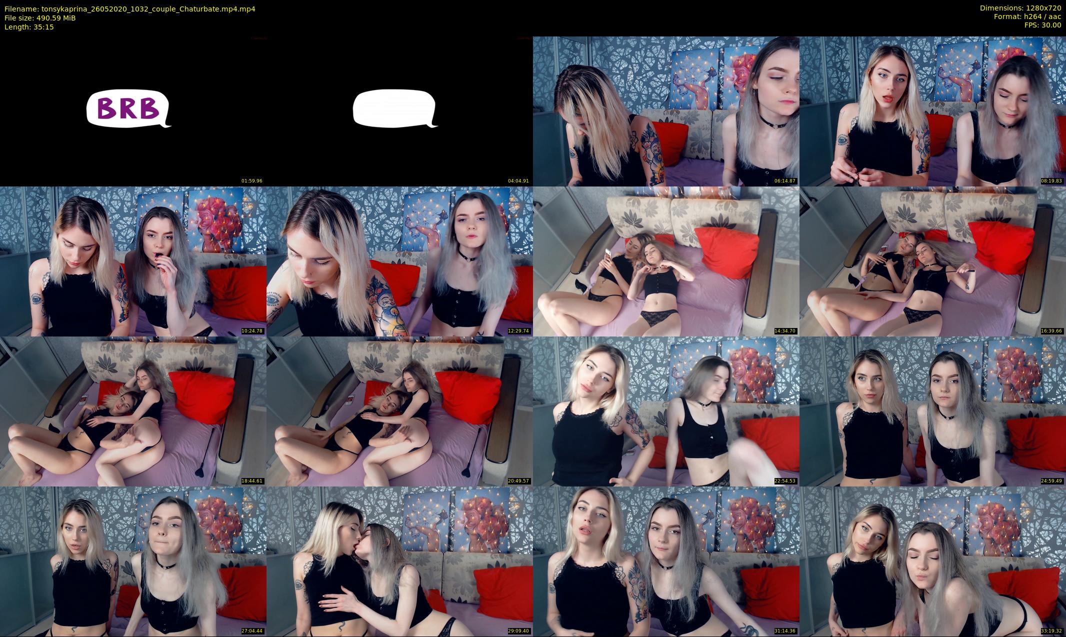 tonsykaprina — 36 minute Chaturbate couple cam show recording, 720p, May 26, 2020