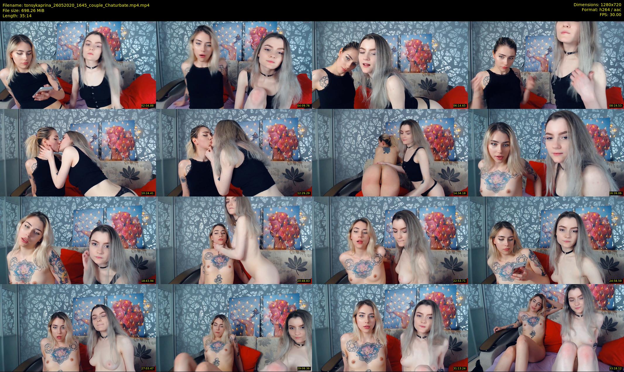 tonsykaprina — 36 minute Chaturbate couple cam show recording, 720p, May 26, 2020