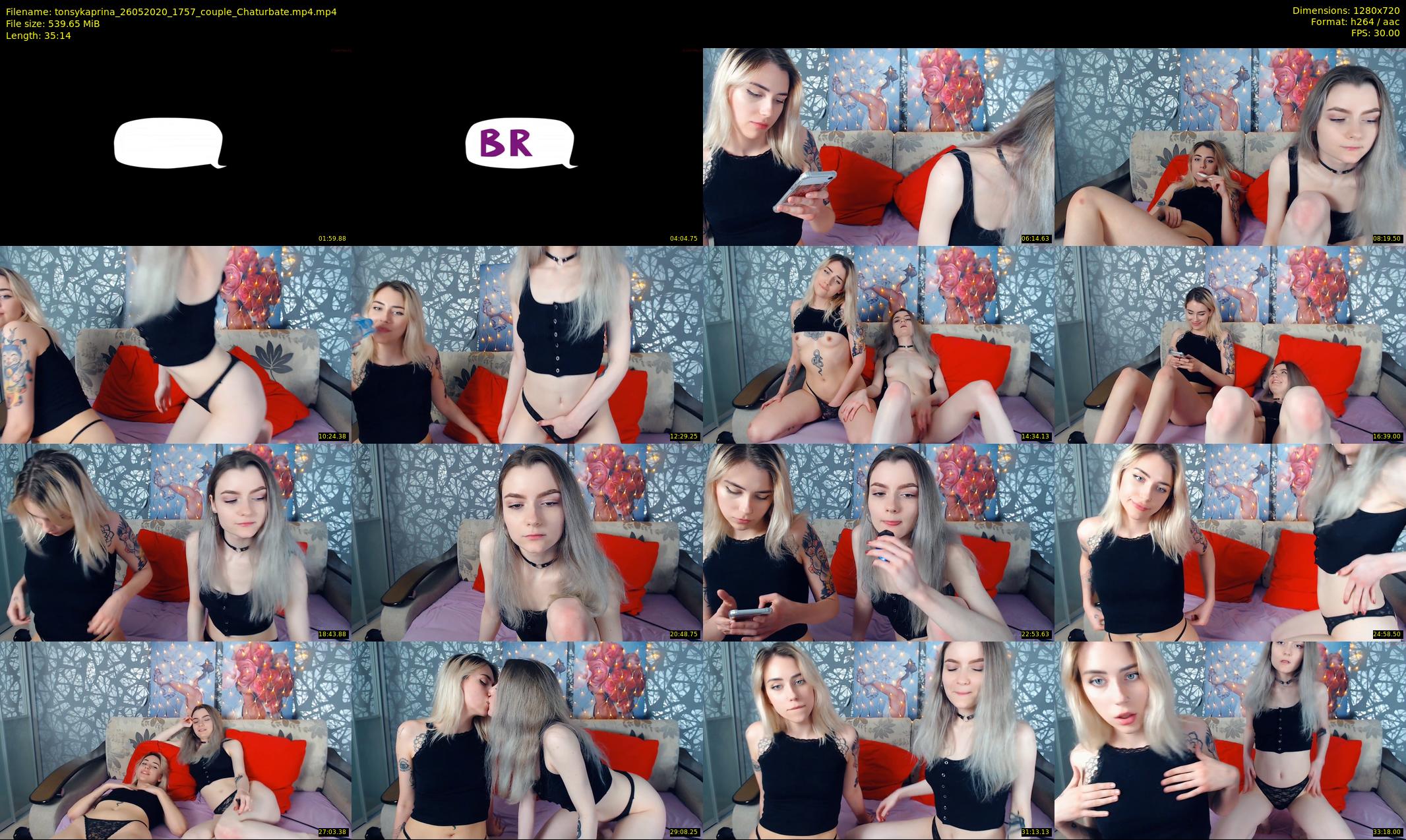 tonsykaprina — 36 minute Chaturbate couple cam show recording, 720p, May 26, 2020
