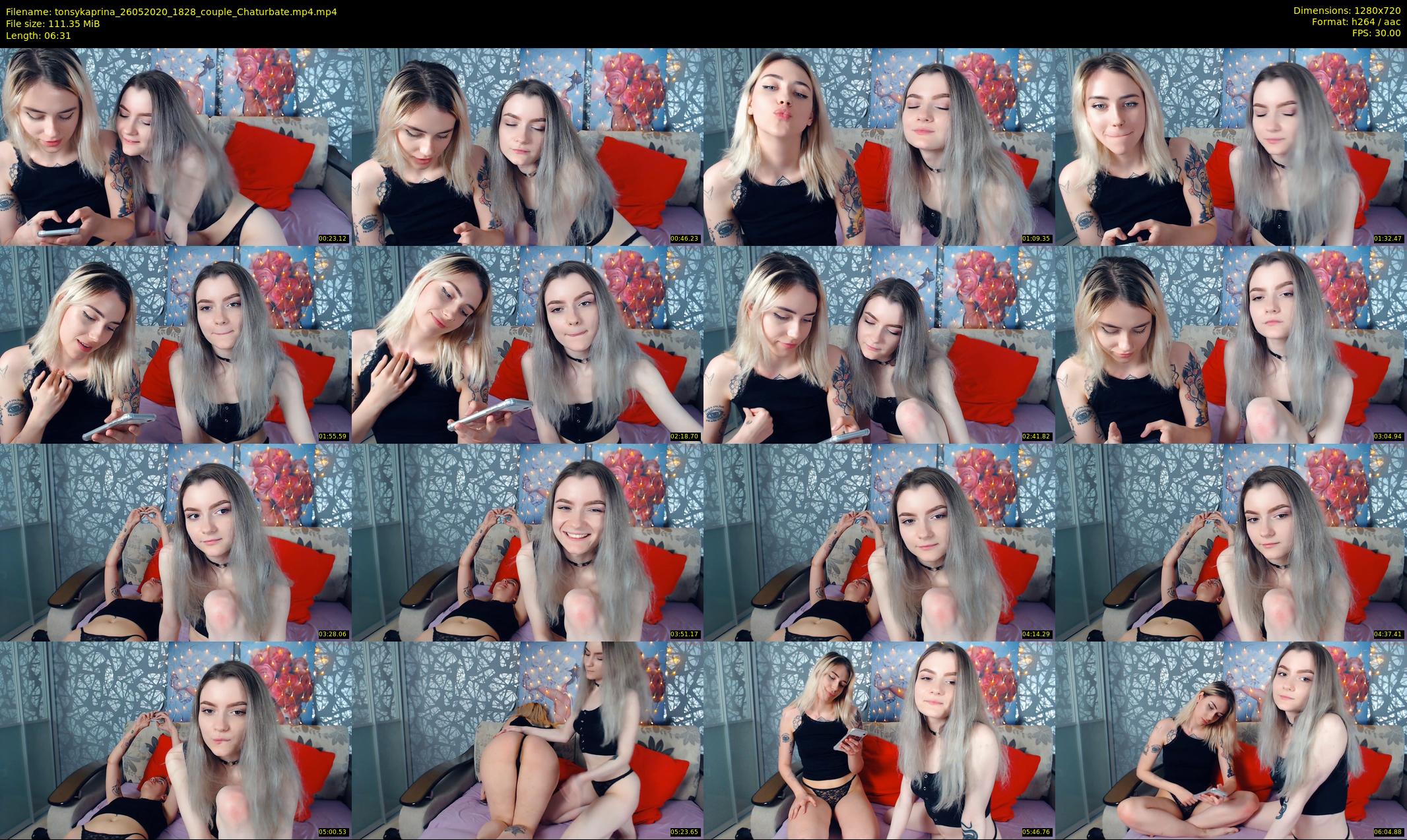 tonsykaprina — 7 minute Chaturbate couple cam show recording, 720p, May 26, 2020