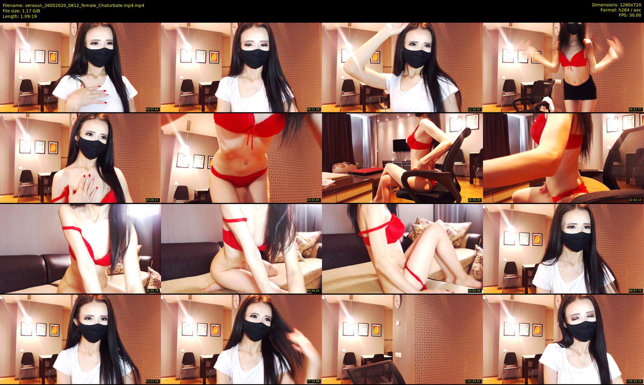 verasun — 70 minute Chaturbate female cam show recording, 720p, May 26, 2020