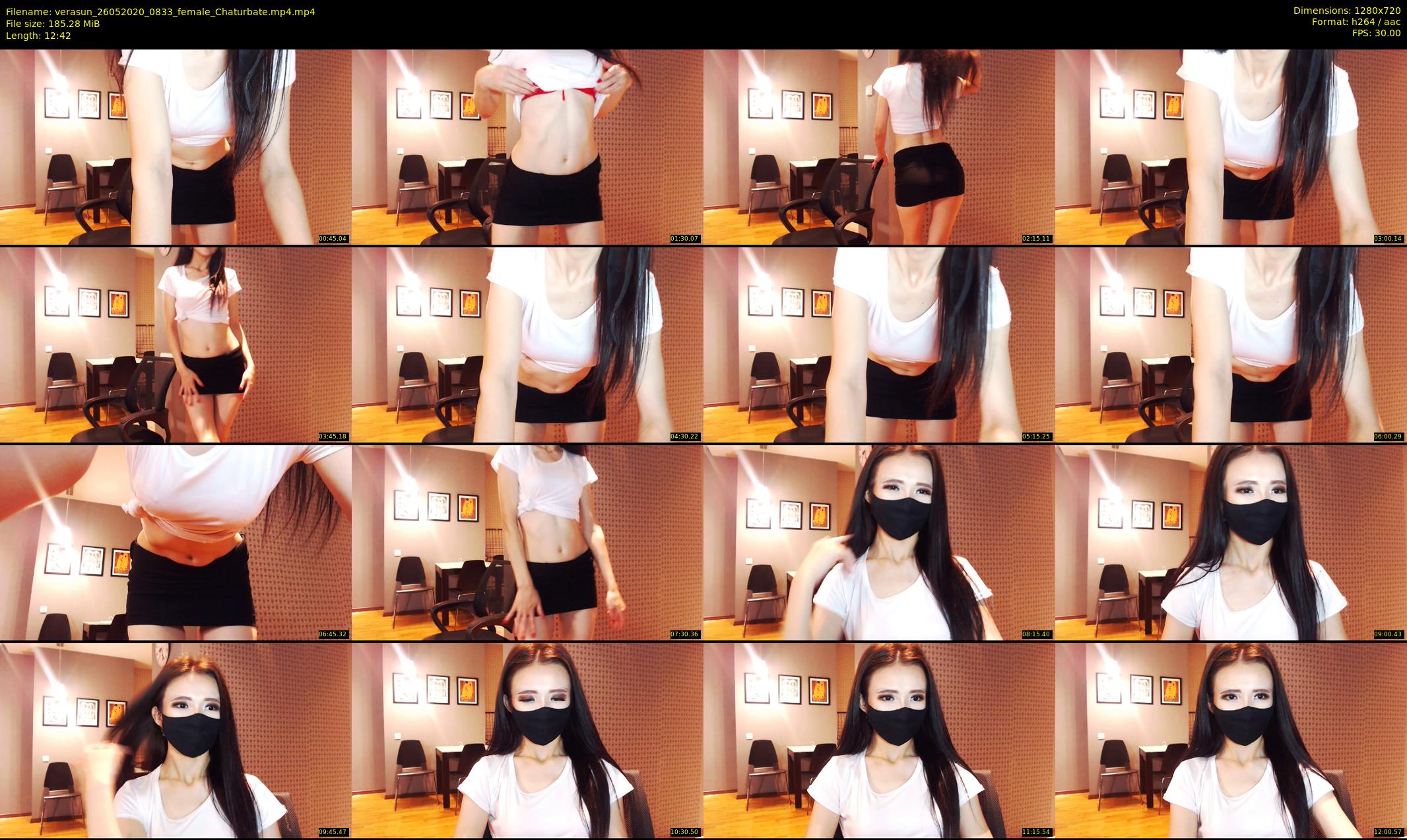 verasun — 13 minute Chaturbate female cam show recording, 720p, May 26, 2020