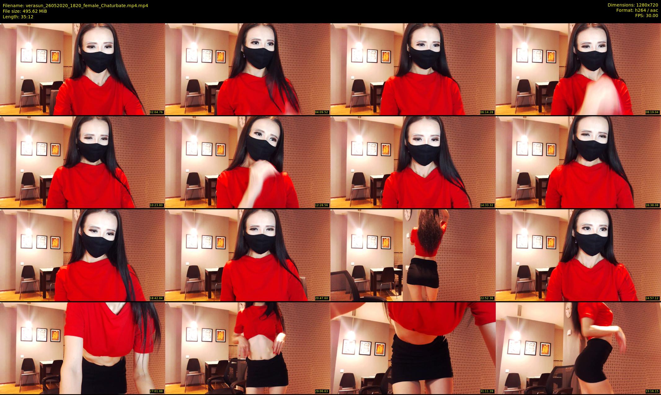 verasun — 36 minute Chaturbate female cam show recording, 720p, May 26, 2020