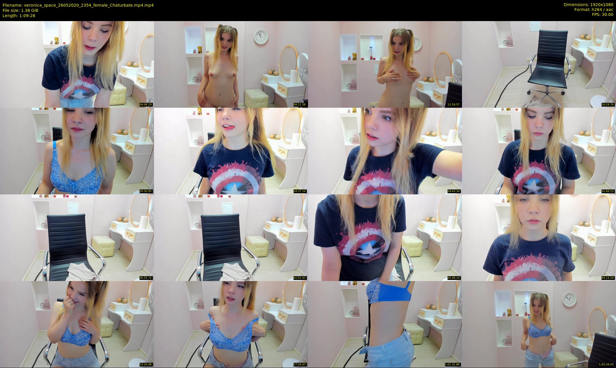 veronica_space — 70 minute Chaturbate female cam show recording, 1080p, May 26, 2020