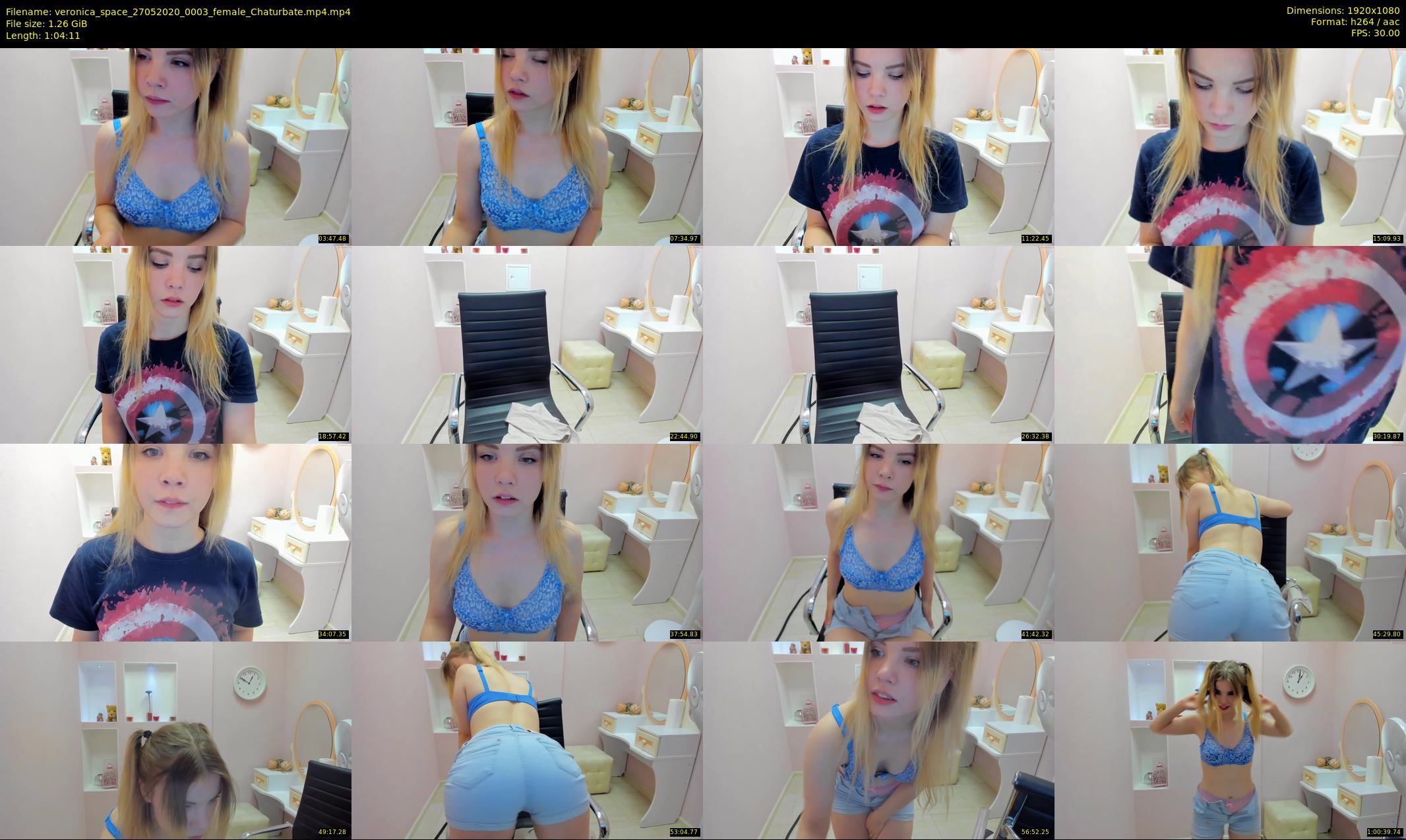 veronica_space — 65 minute Chaturbate female cam show recording, 1080p, May 27, 2020