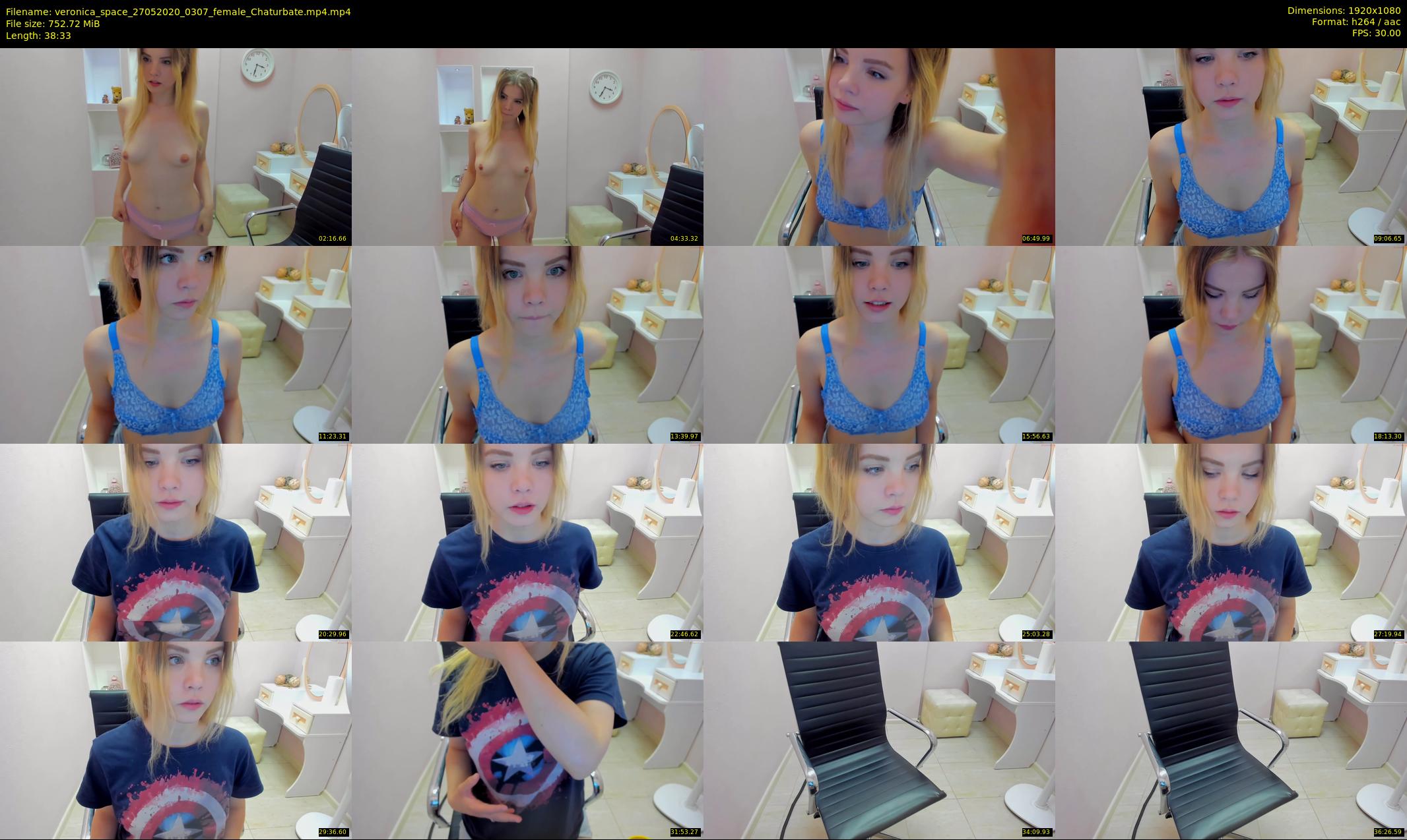 veronica_space — 39 minute Chaturbate female cam show recording, 1080p, May 27, 2020