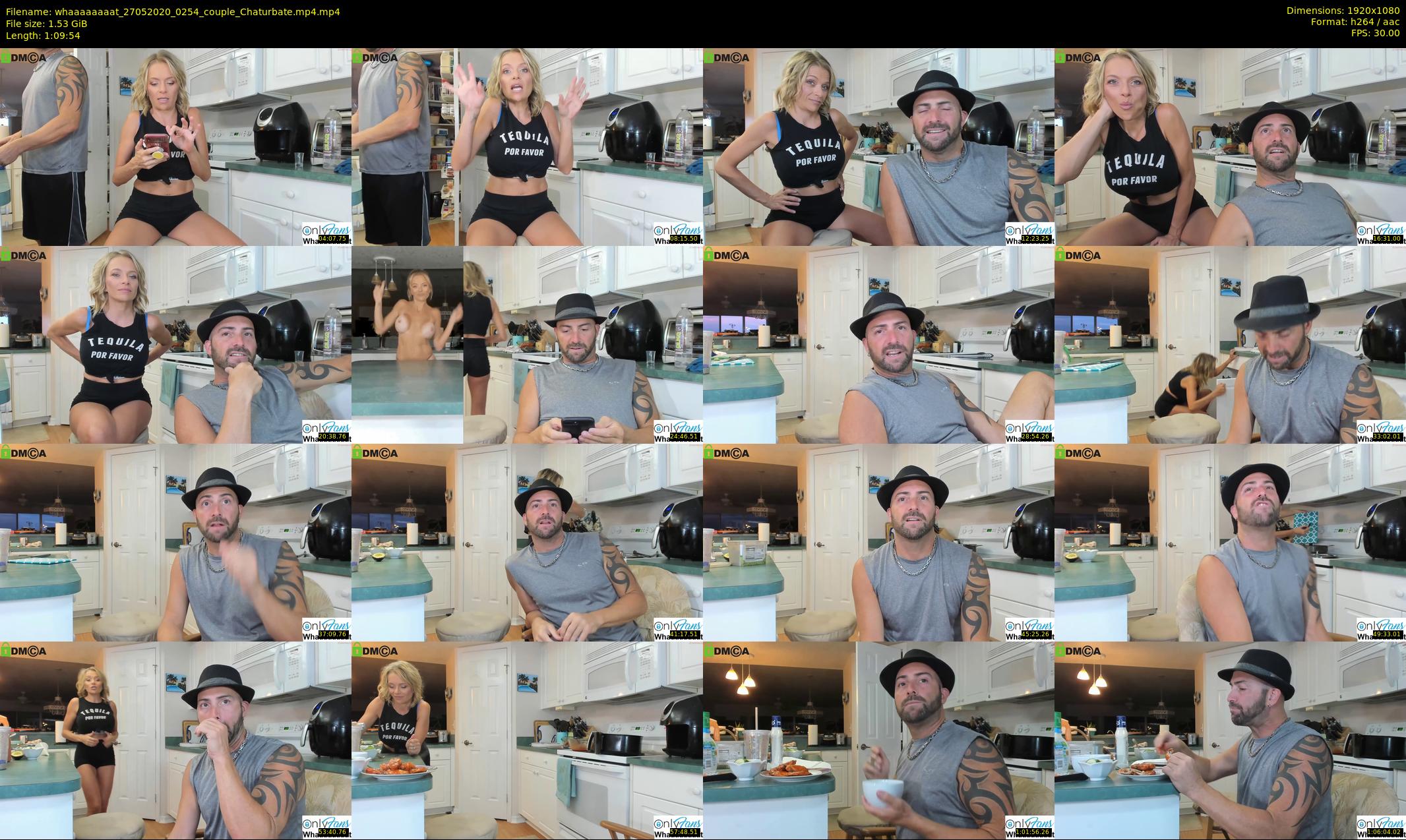 whaaaaaaaat — 70 minute Chaturbate couple cam show recording, 1080p, May 27, 2020