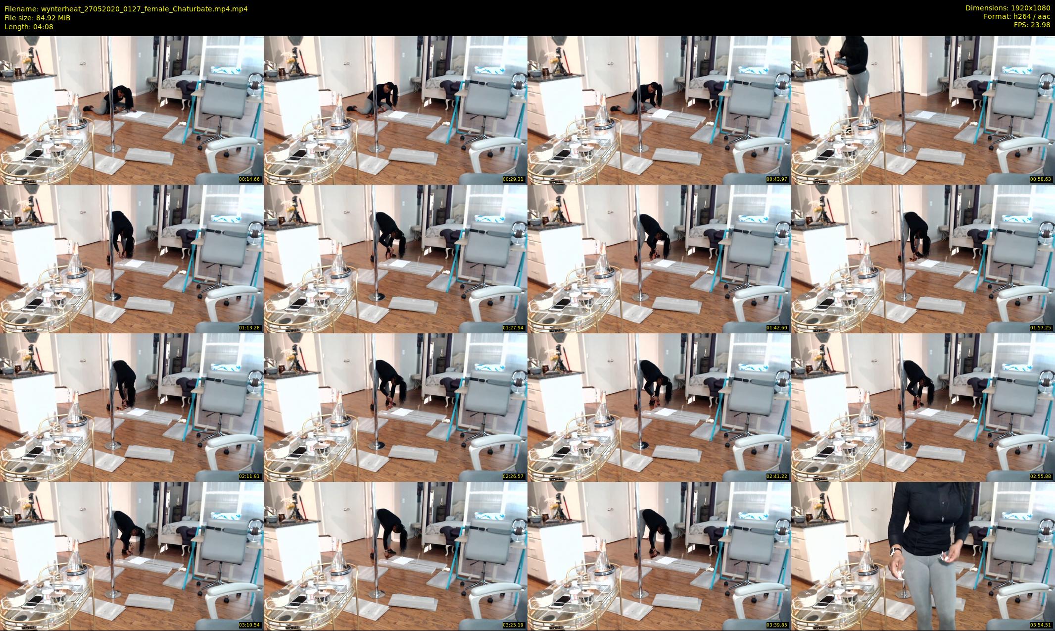 wynterheat — 5 minute Chaturbate female cam show recording, 1080p, May 27, 2020