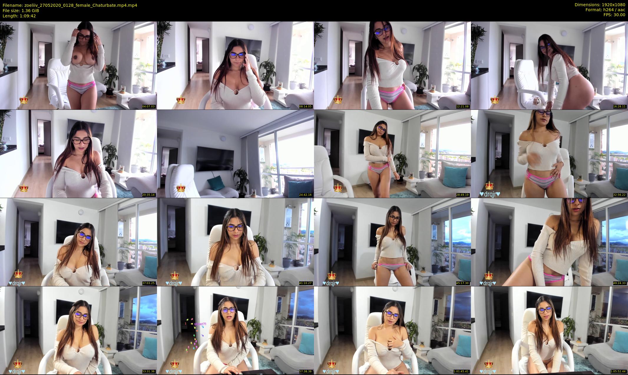 zoeliiv — 70 minute Chaturbate female cam show recording, 1080p, May 27, 2020