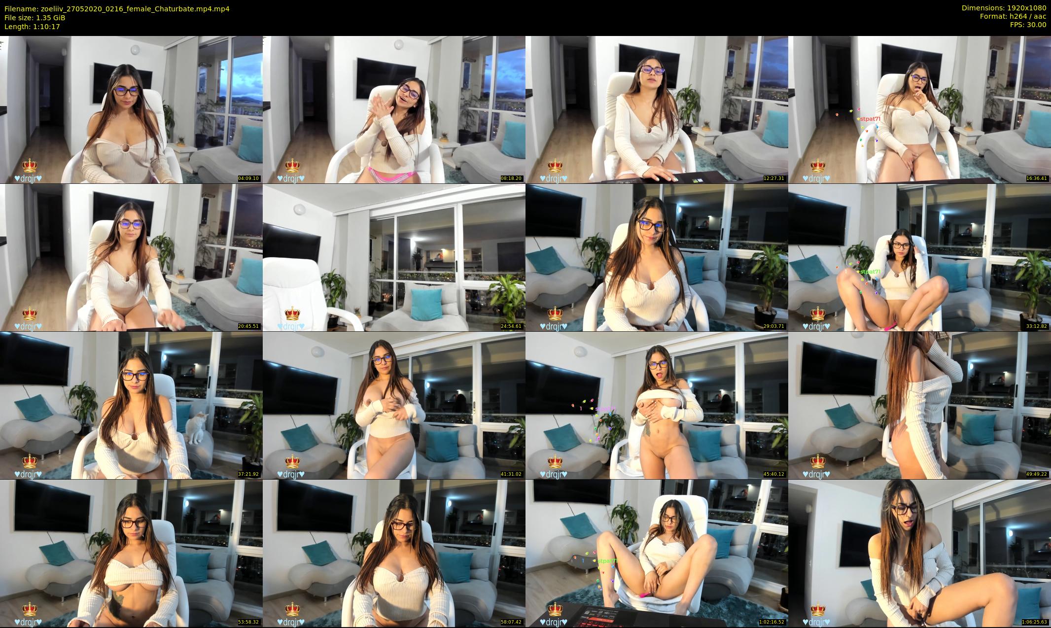 zoeliiv — 71 minute Chaturbate female cam show recording, 1080p, May 27, 2020