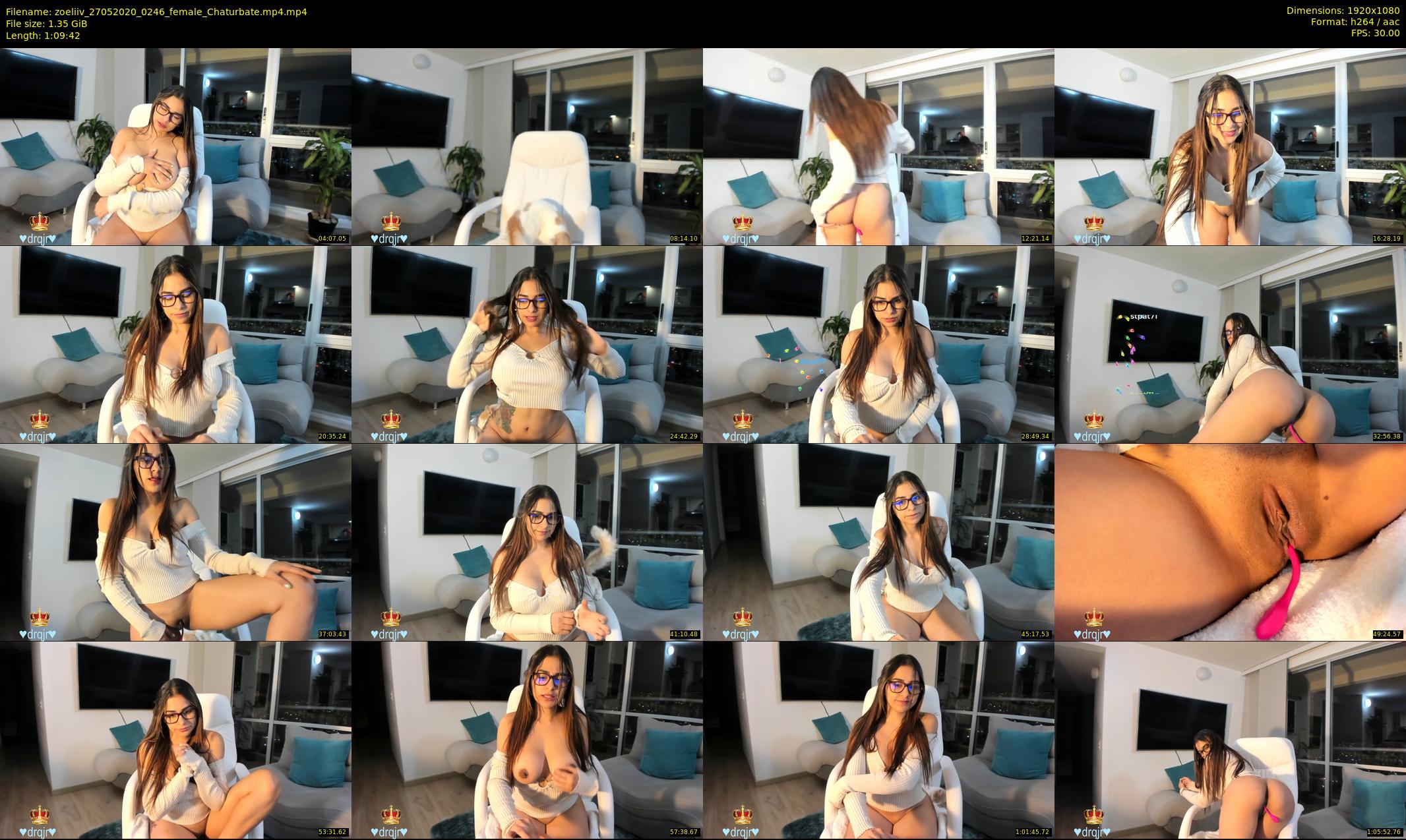 zoeliiv — 70 minute Chaturbate female cam show recording, 1080p, May 27, 2020