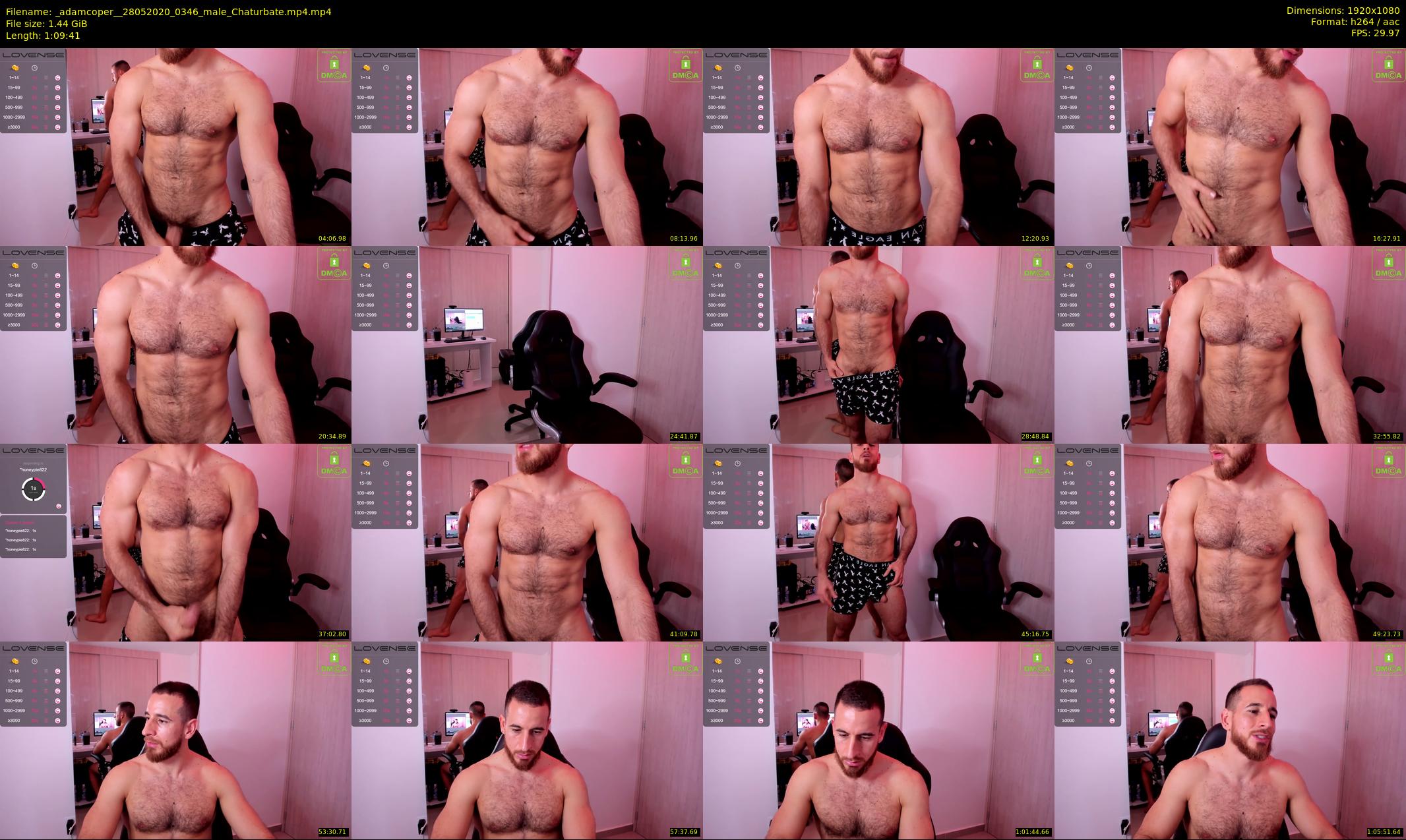 _adamcoper_ — 70 minute Chaturbate male cam show recording, 1080p, May 28, 2020