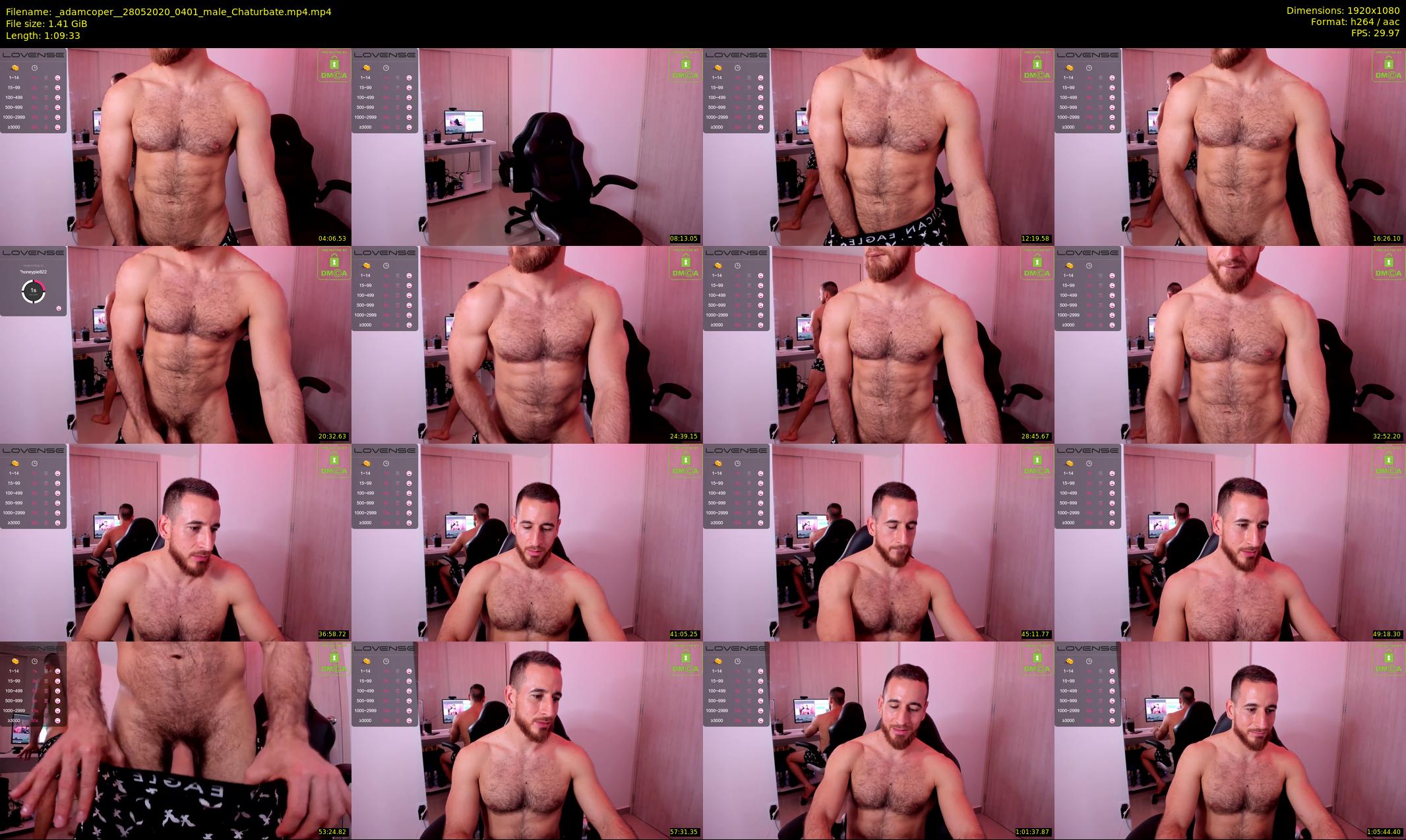 _adamcoper_ — 70 minute Chaturbate male cam show recording, 1080p, May 28, 2020