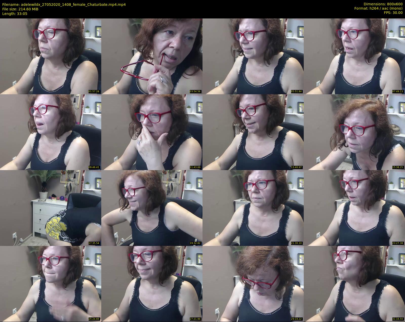 adelewildx — 34 minute Chaturbate female cam show recording, 480p, May 27, 2020