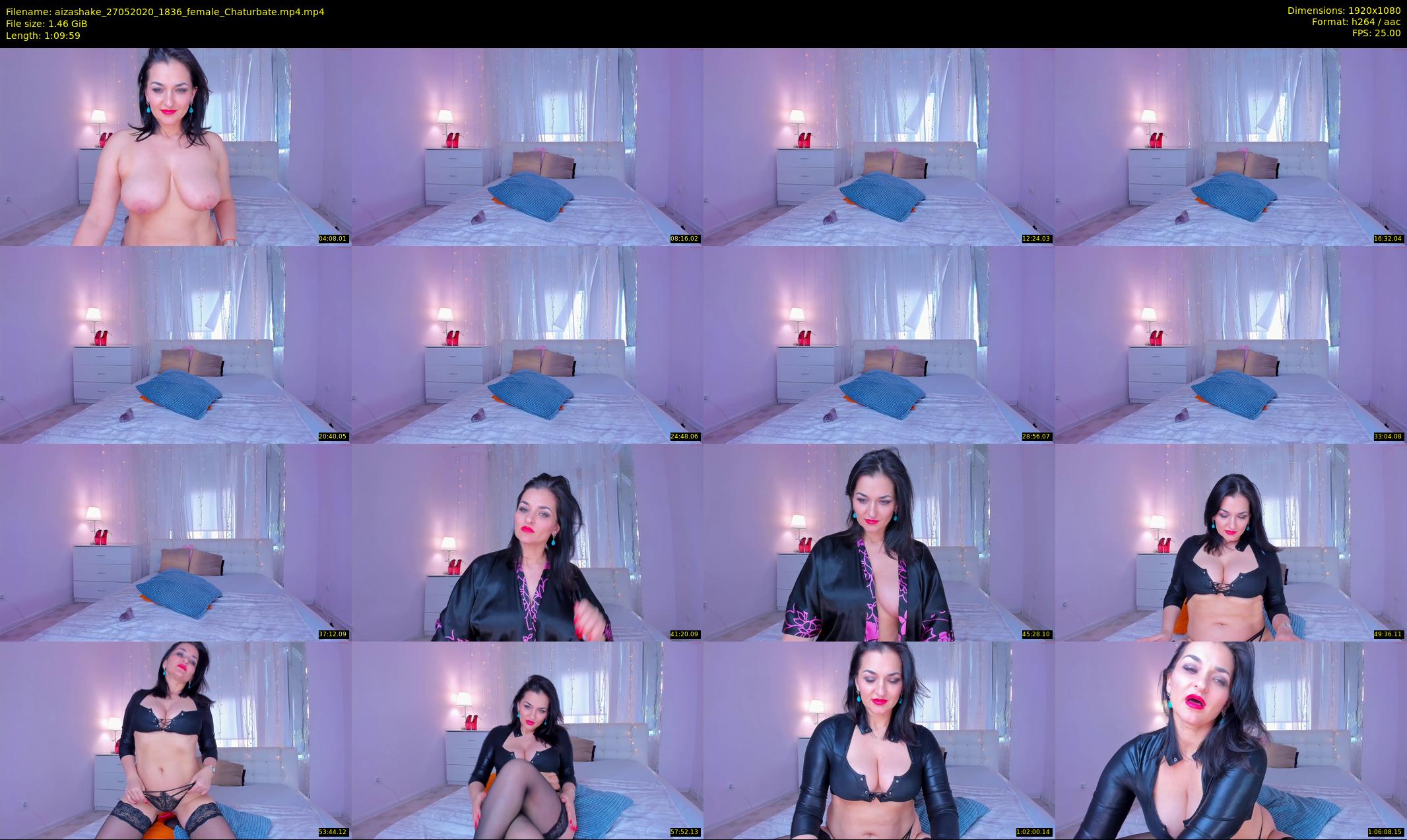 aizashake — 70 minute Chaturbate female cam show recording, 1080p, May 27, 2020