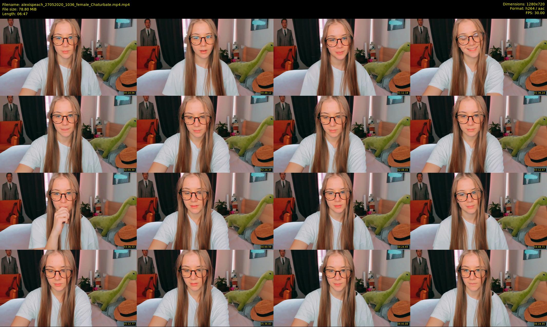 alexispeach — 7 minute Chaturbate female cam show recording, 720p, May 27, 2020